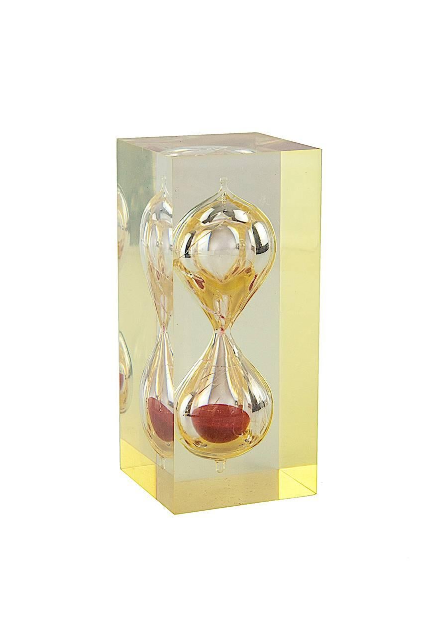 Late 20th Century Resin Hourglass