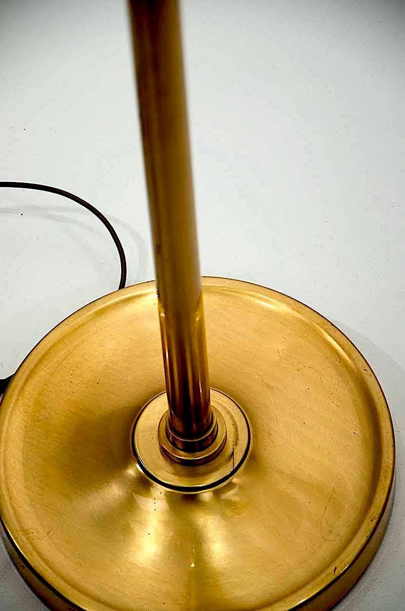 20th Century Floor Lamp with Ajustable Arm in Brass, Midcentury Modern