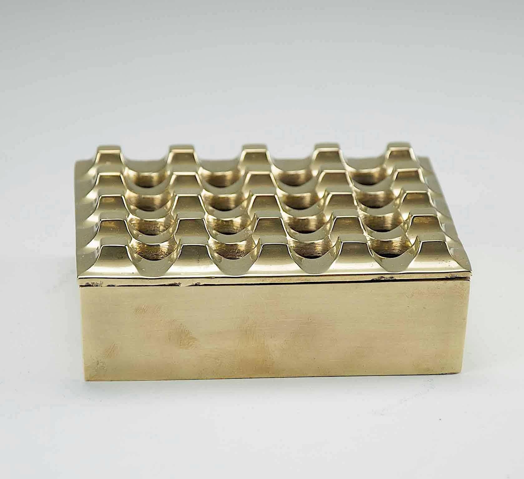 Brass Ashtray by Beck & Jung Model Ultima 3