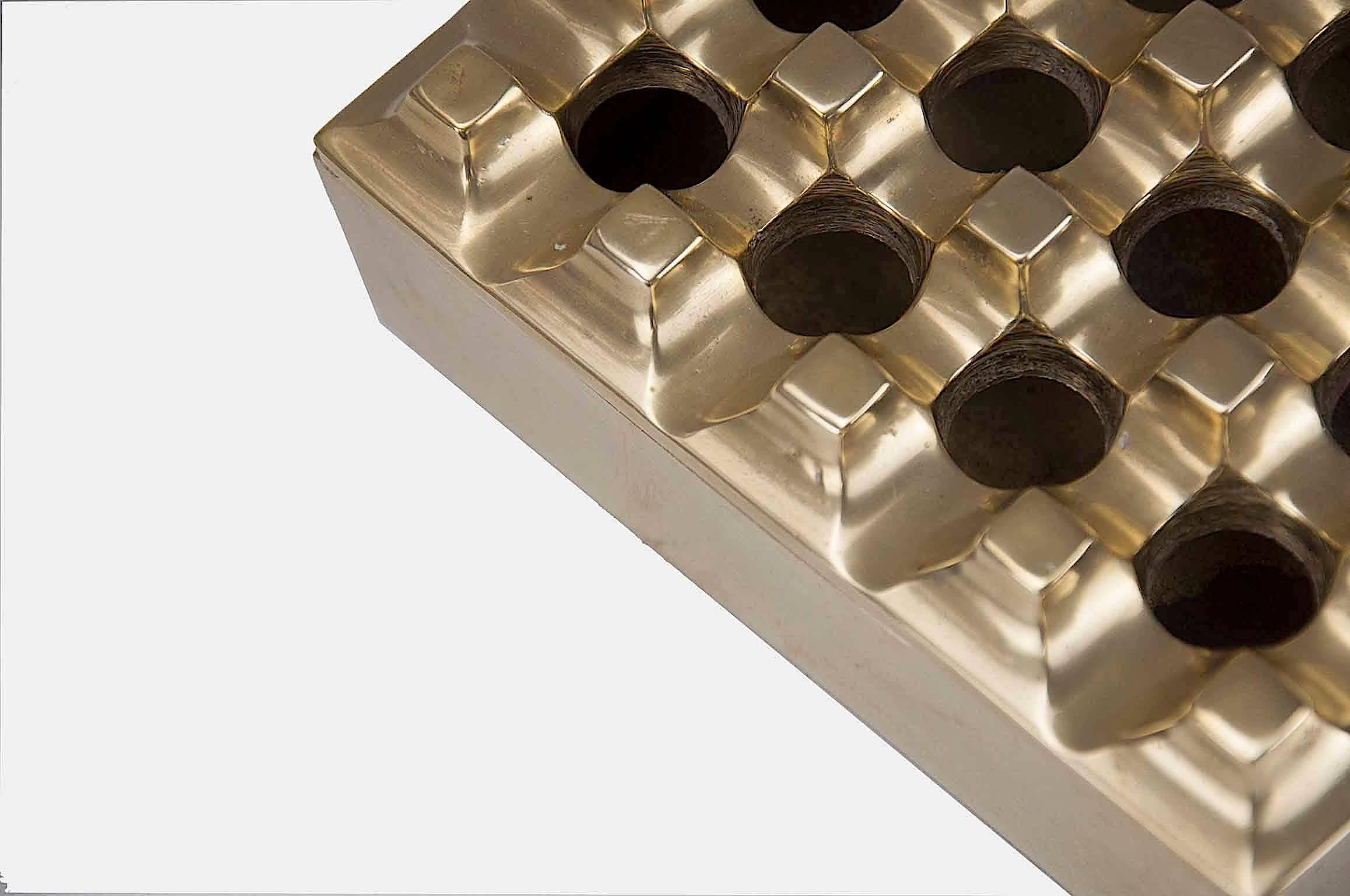 Brass Ashtray by Beck & Jung Model Ultima 2