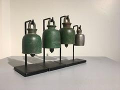 Khmer-Elefantenglocken:: Vierer-Set