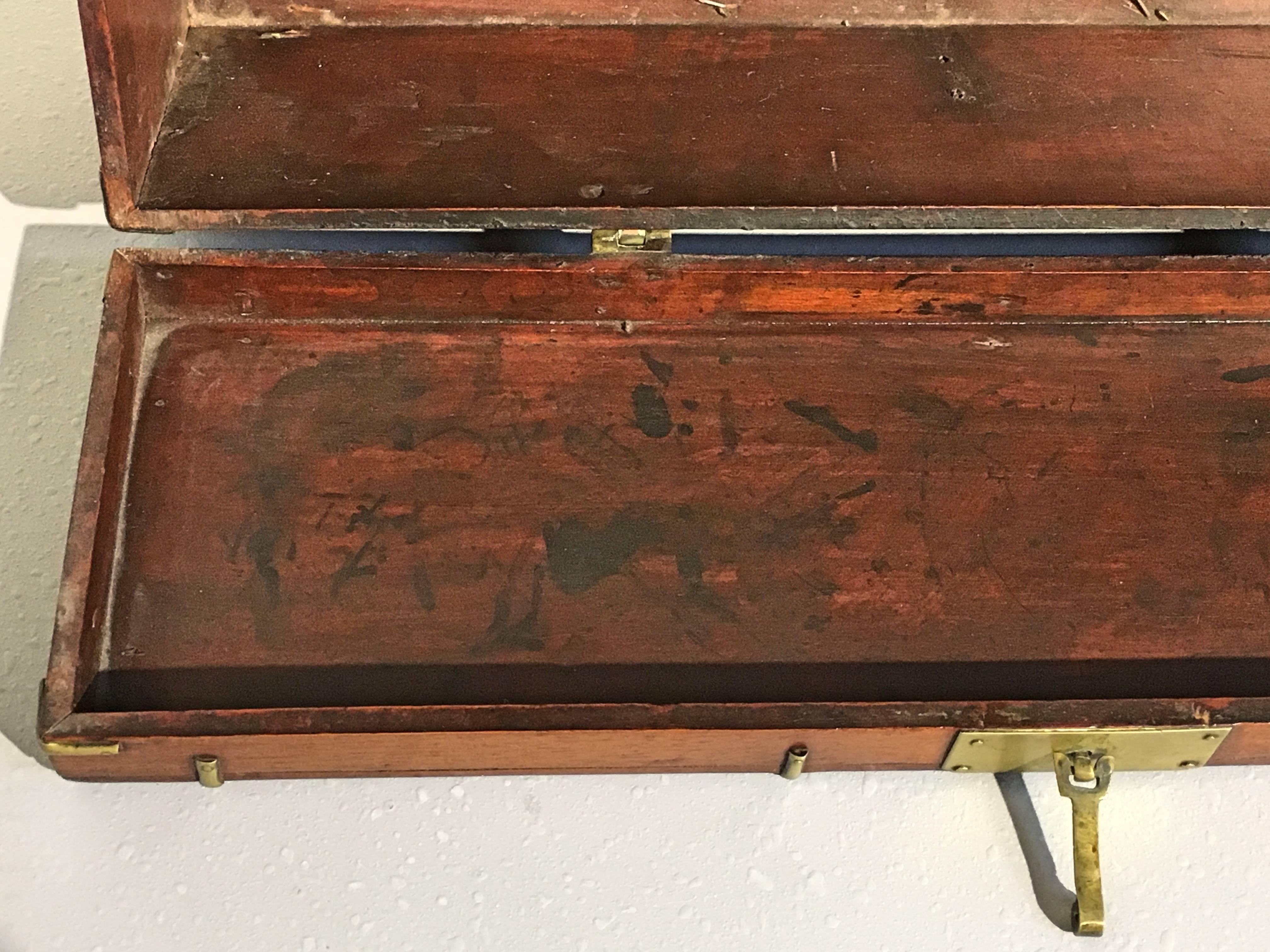 19th Century, Korean Pearwood Scholar's Box 2
