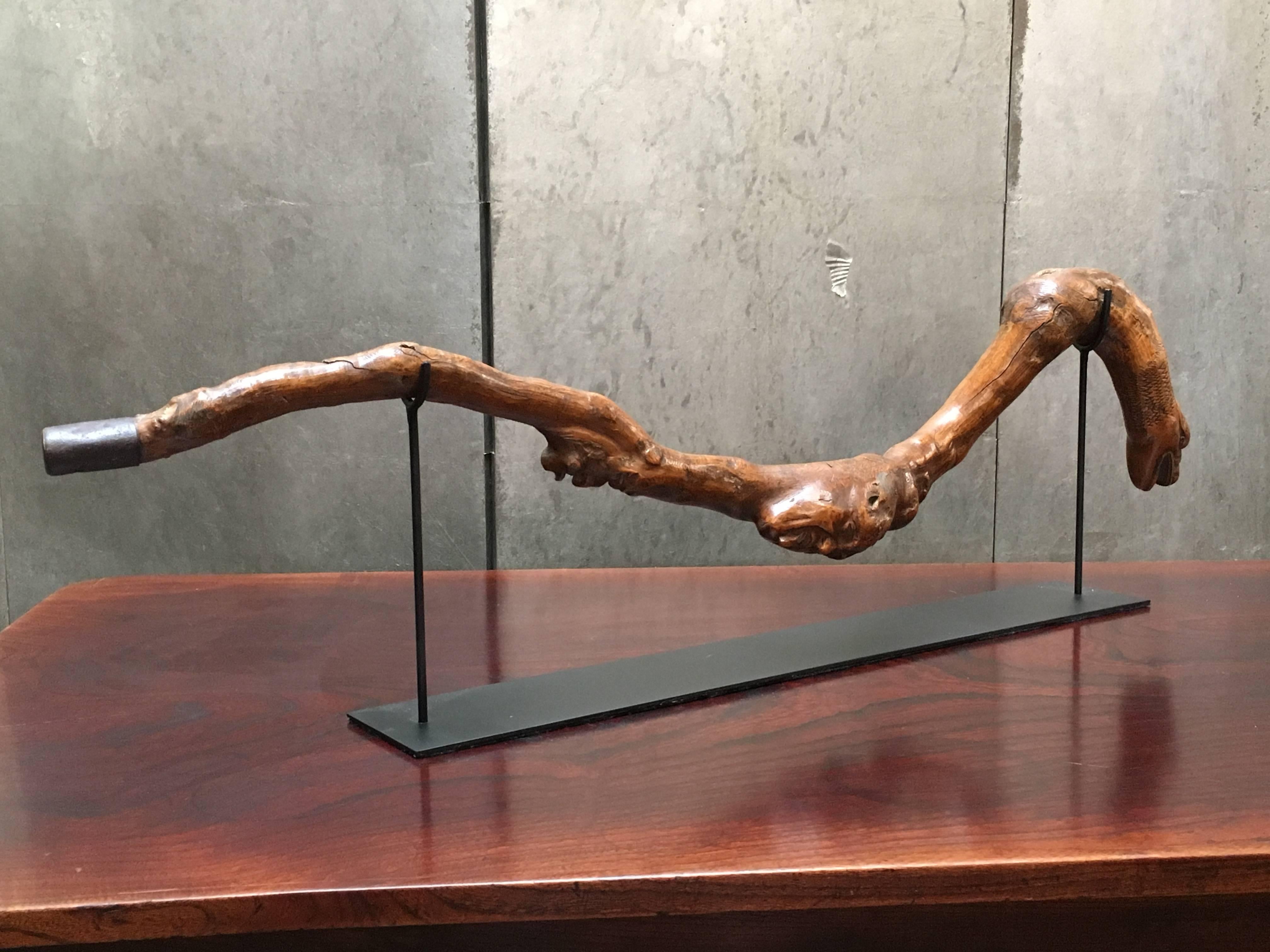 wood spirit walking sticks for sale