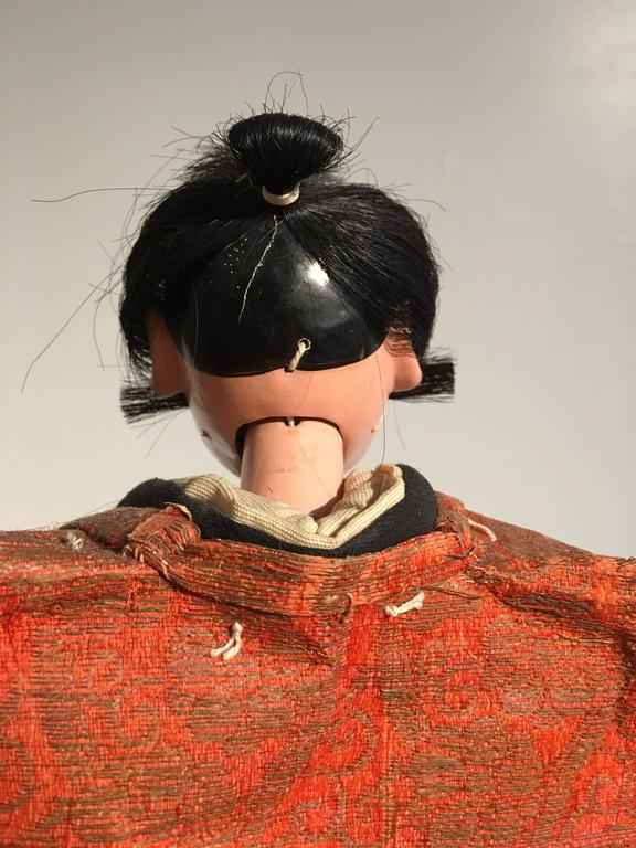 Japanese Bunraku Samurai Puppet, Meiji Period at 1stDibs
