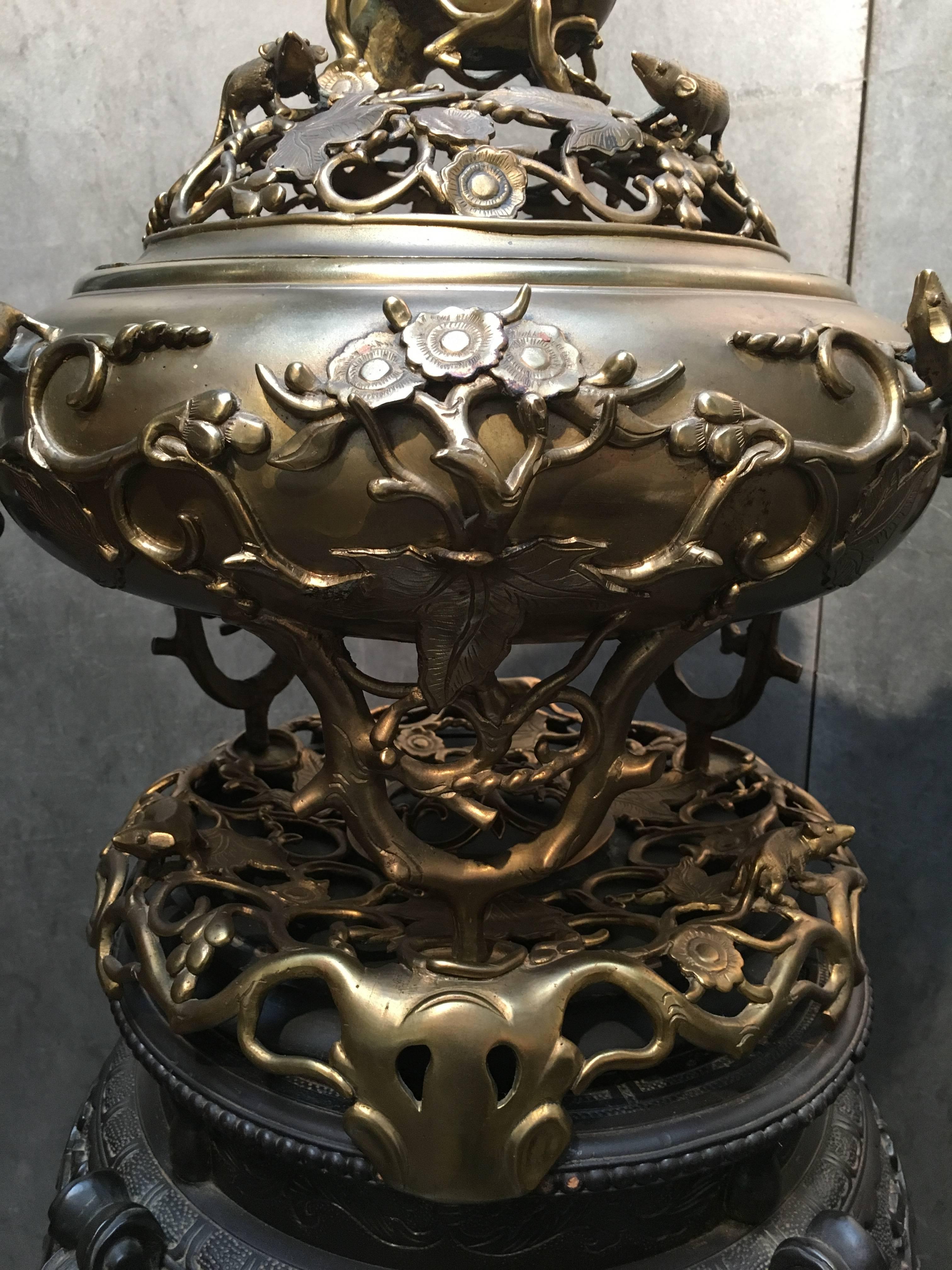 20th Century Impressive Chinese Brass 