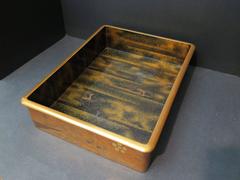 Japanese Edo Period Lacquer Document Tray