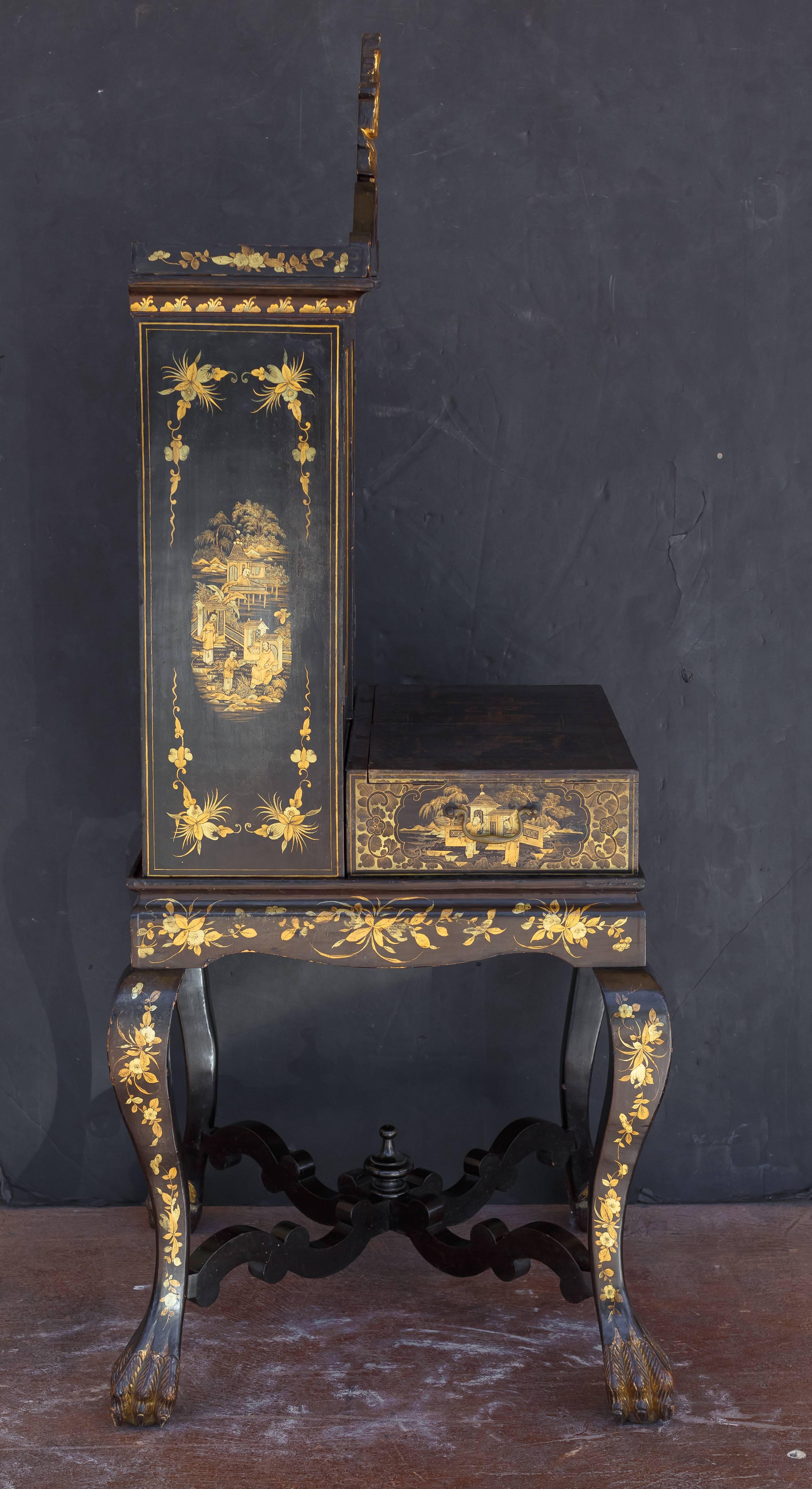 chinoiserie vanity