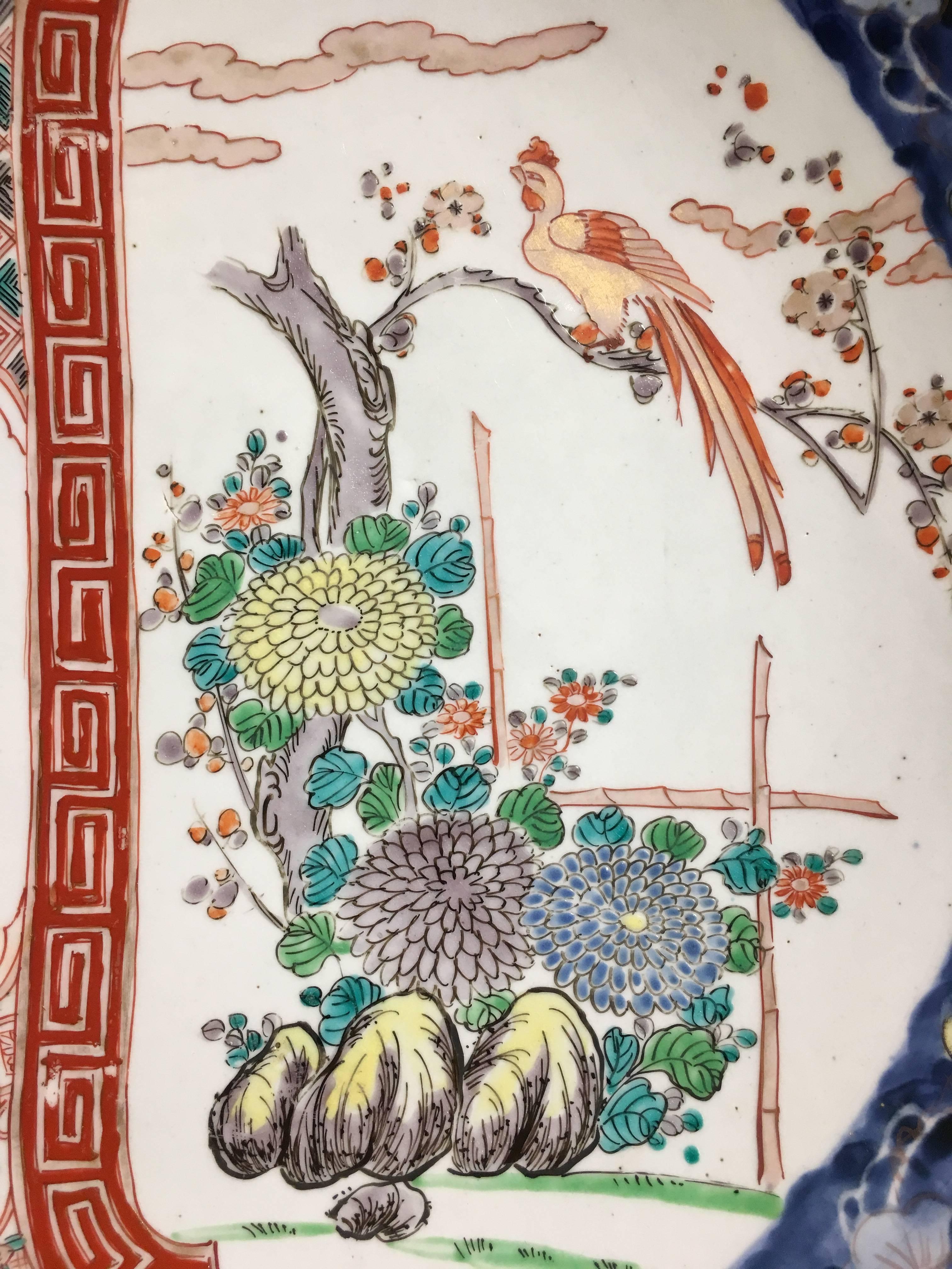 Japanische Imari-Platte aus der Meiji-Periode, spätes 19. Jahrhundert im Zustand „Gut“ im Angebot in Austin, TX