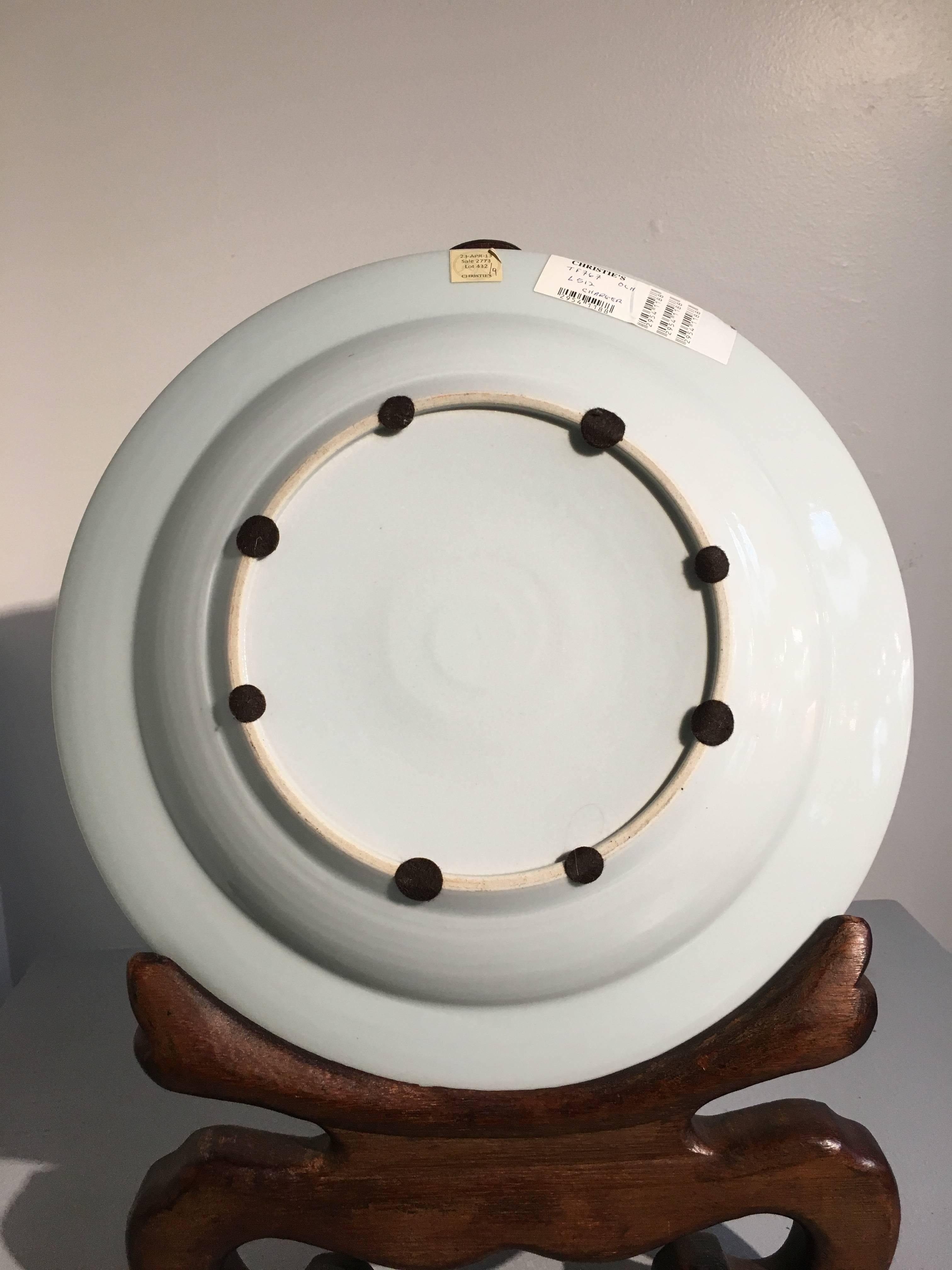 Seis Cargadores de Porcelana Azul y Blanca Estilo Exportación China VOC, Siglo XX siglo XX en venta