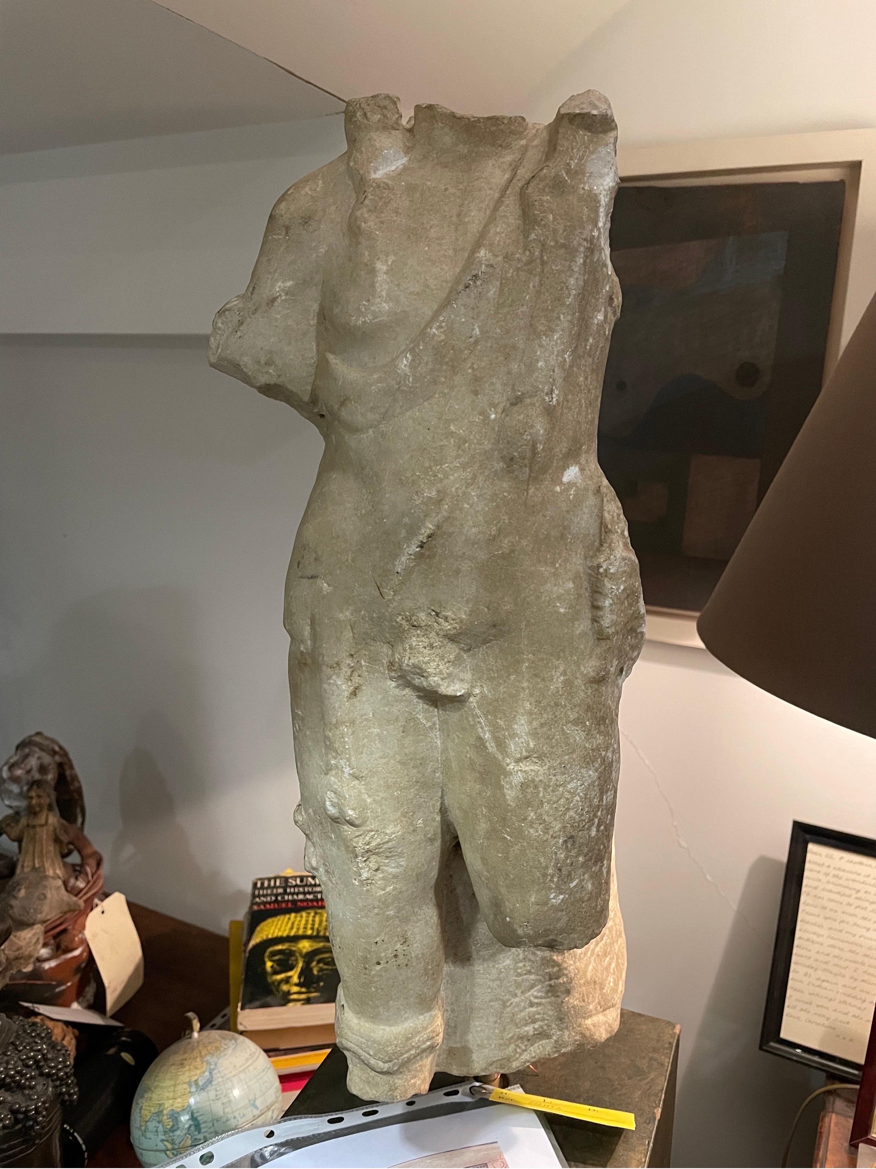 A Roman Marble Sculpture of Hercules, Circa 1st / 2nd Century AD

The sculpture is nude except for the draped Nemean lion skin.

Provenance: Sotheby's London, December 14, 1981, lot 351.

Total Heigt including Base: 175 cm.

Height of Sculpture: 50