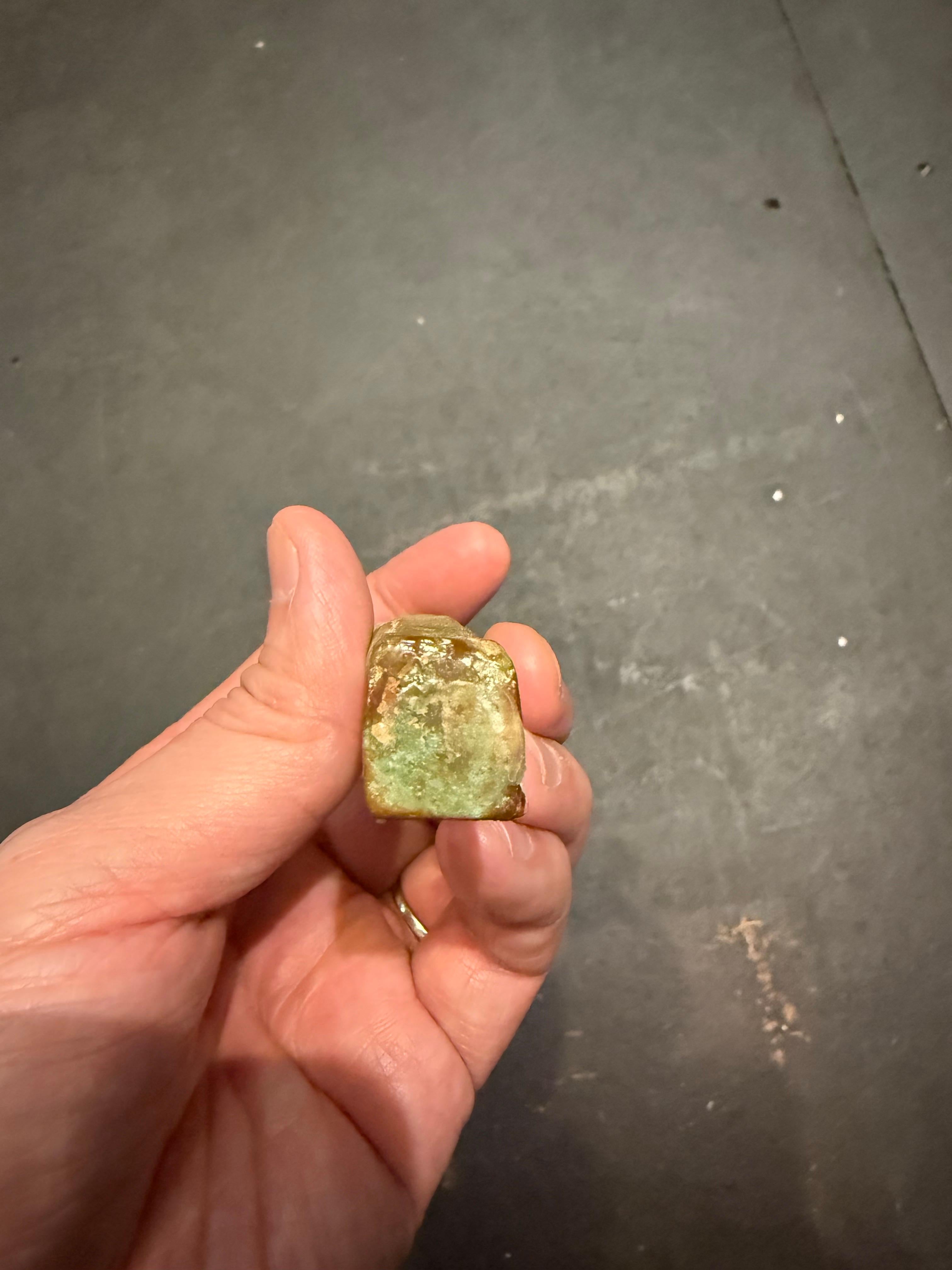 A modelled pale turquoise glazed Ushabti, Ex Sotheby's For Sale 3