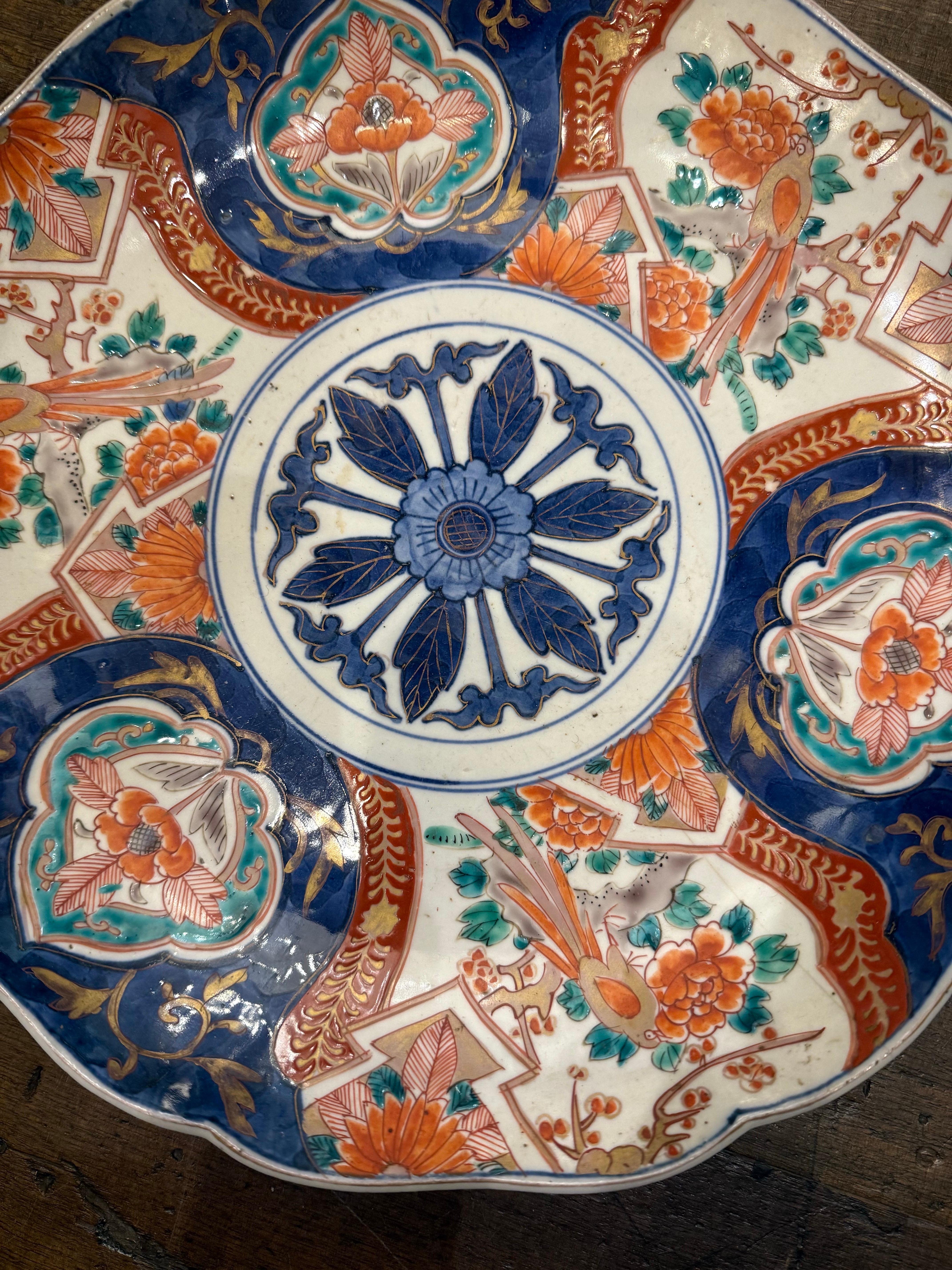 A Japanese Imari Plate, 19th Century For Sale 3