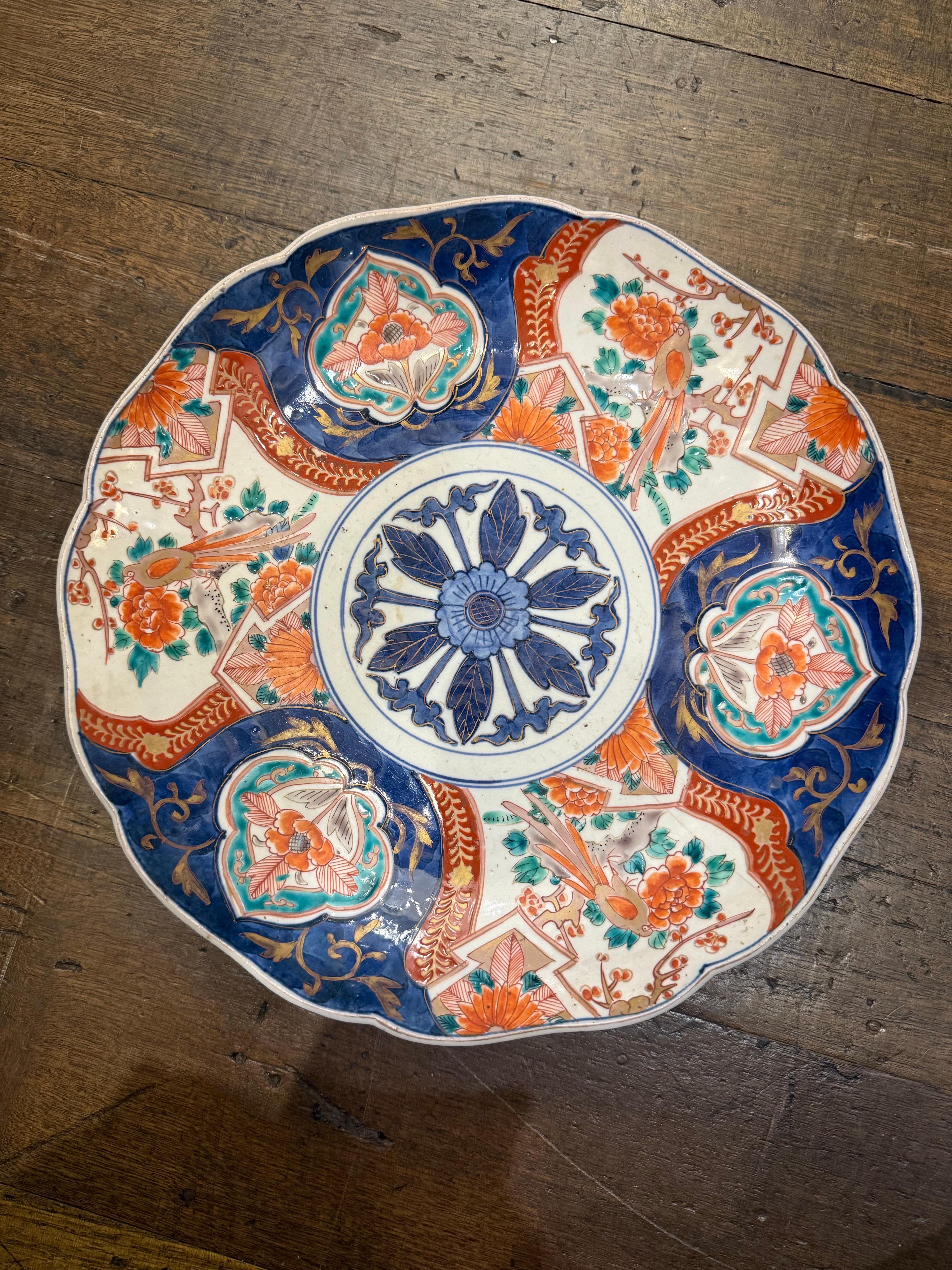 A Japanese Imari Plate, 19th Century For Sale 5