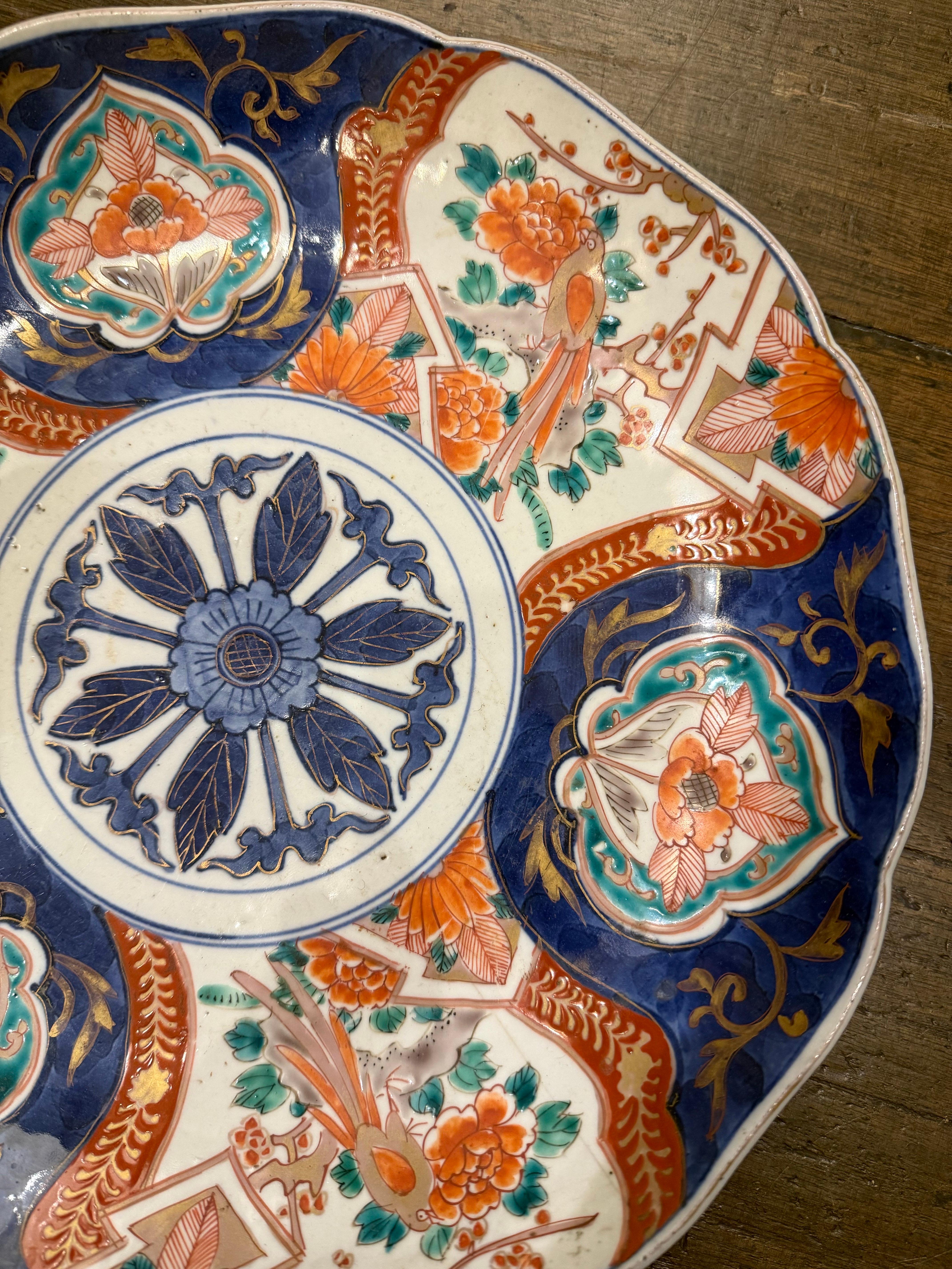 A Japanese Imari Plate, 19th Century For Sale 7