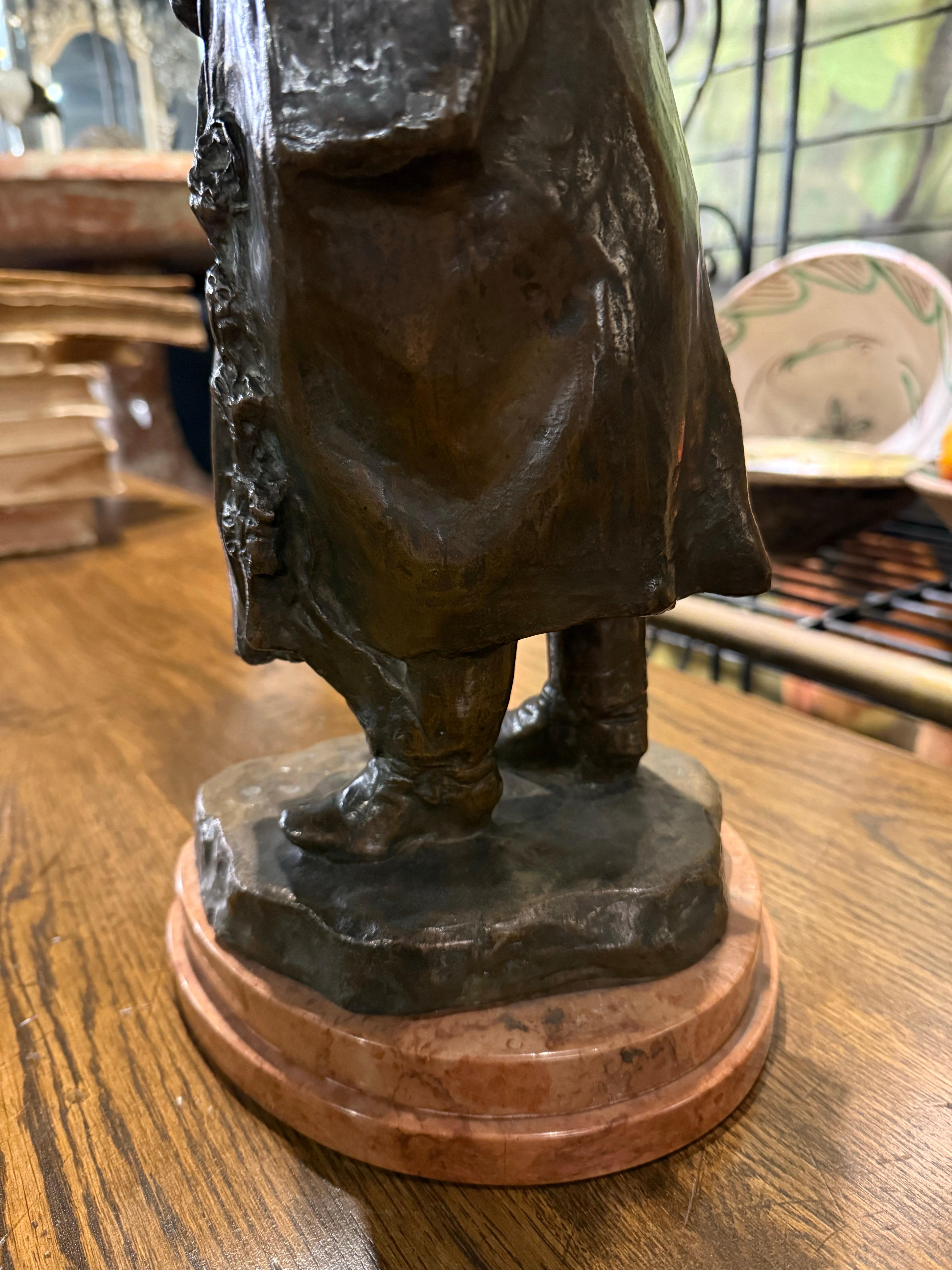 Figure en bronze de Csikós par le sculpteur hongrois László Beszédes Début du 20e siècle Bon état - En vente à ARMADALE, VIC