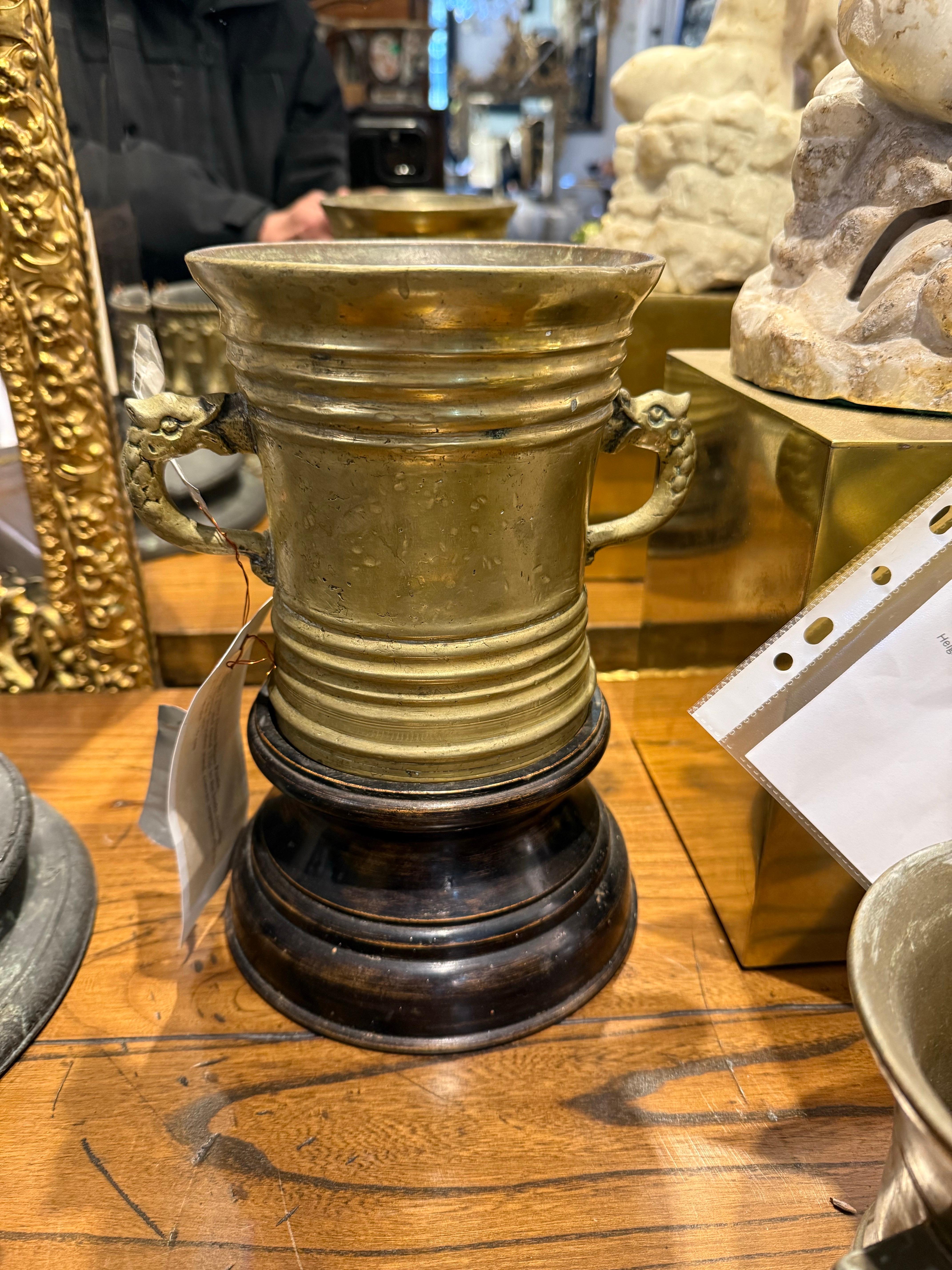 A Dutch Brass Pestle, 18th Century For Sale 3