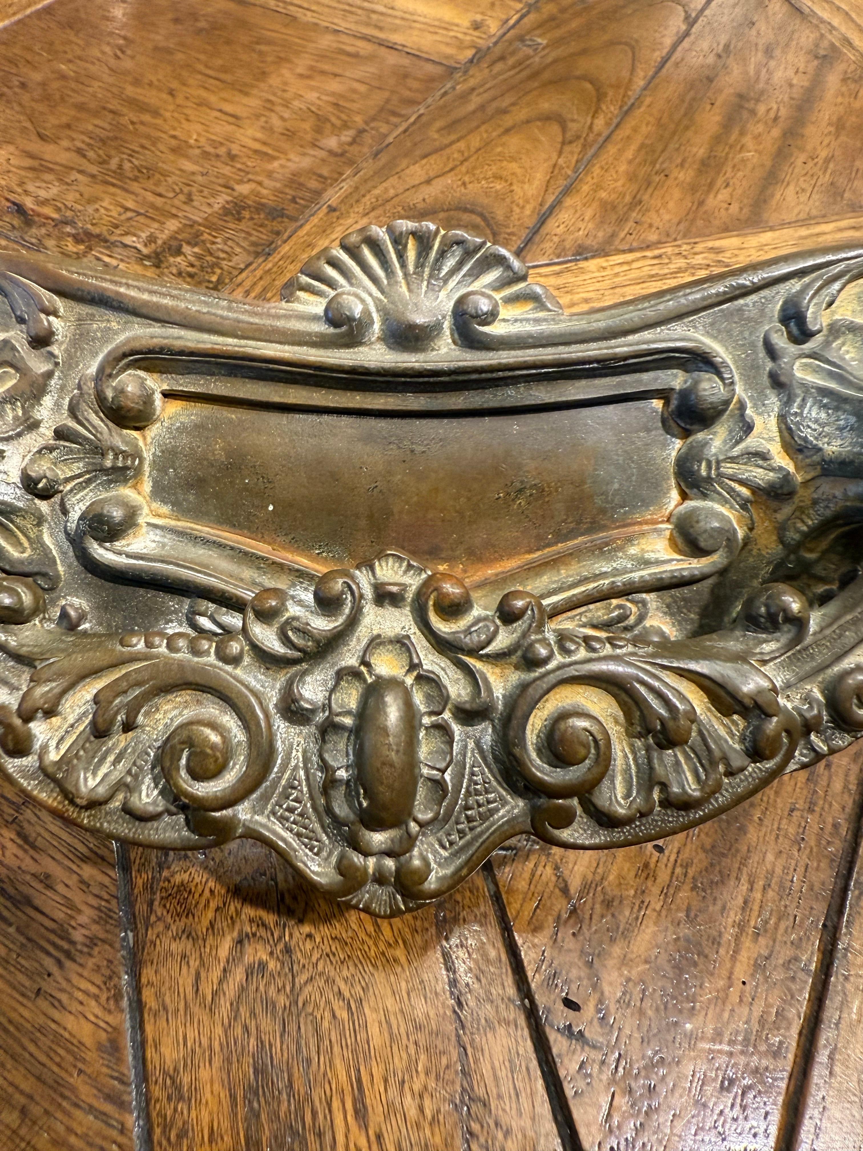 A French Bronze Door Handle, 19th Centry For Sale 4