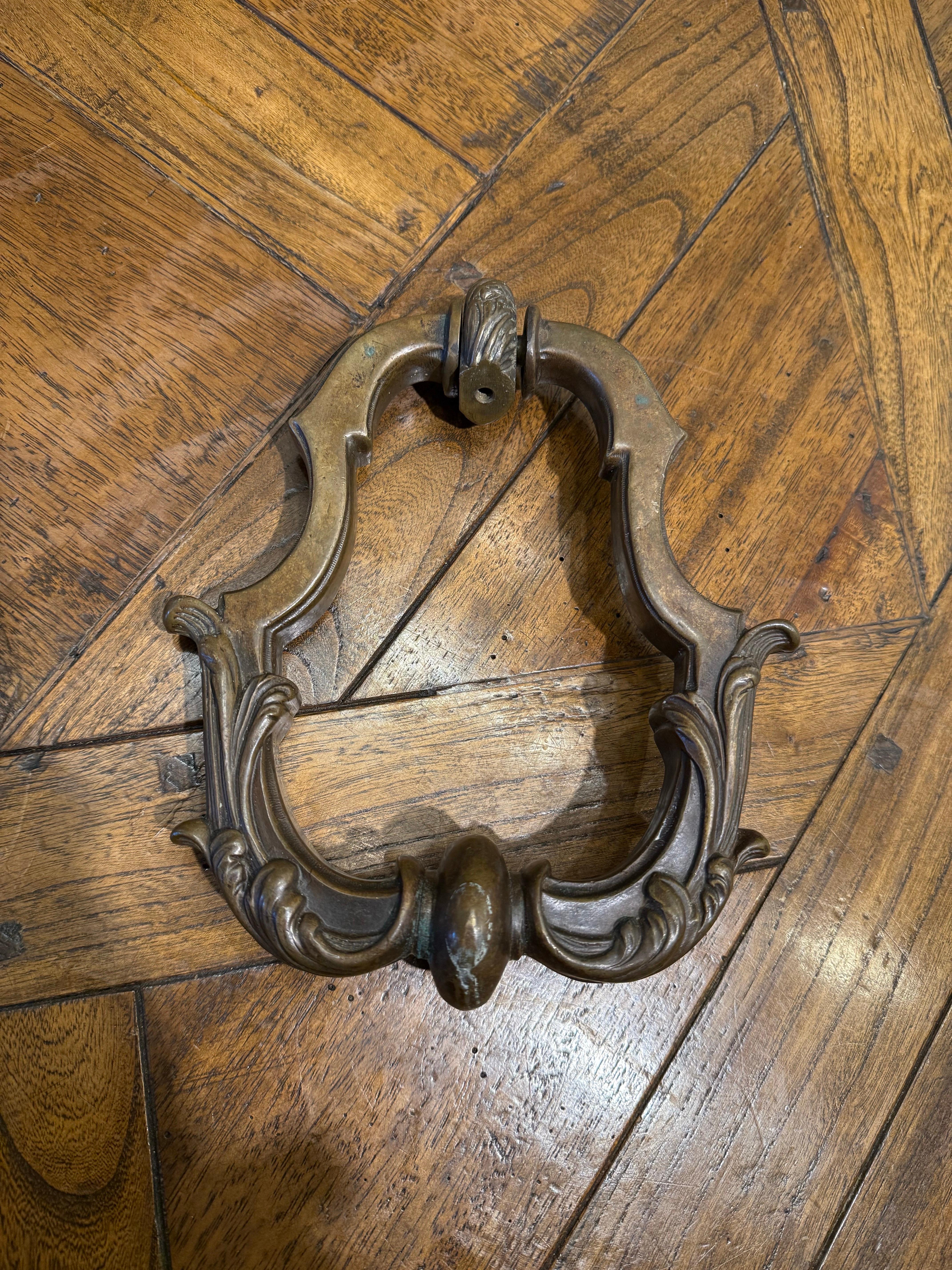 Bronze Knocker de porte français en bronze moulé, 19ème siècle en vente