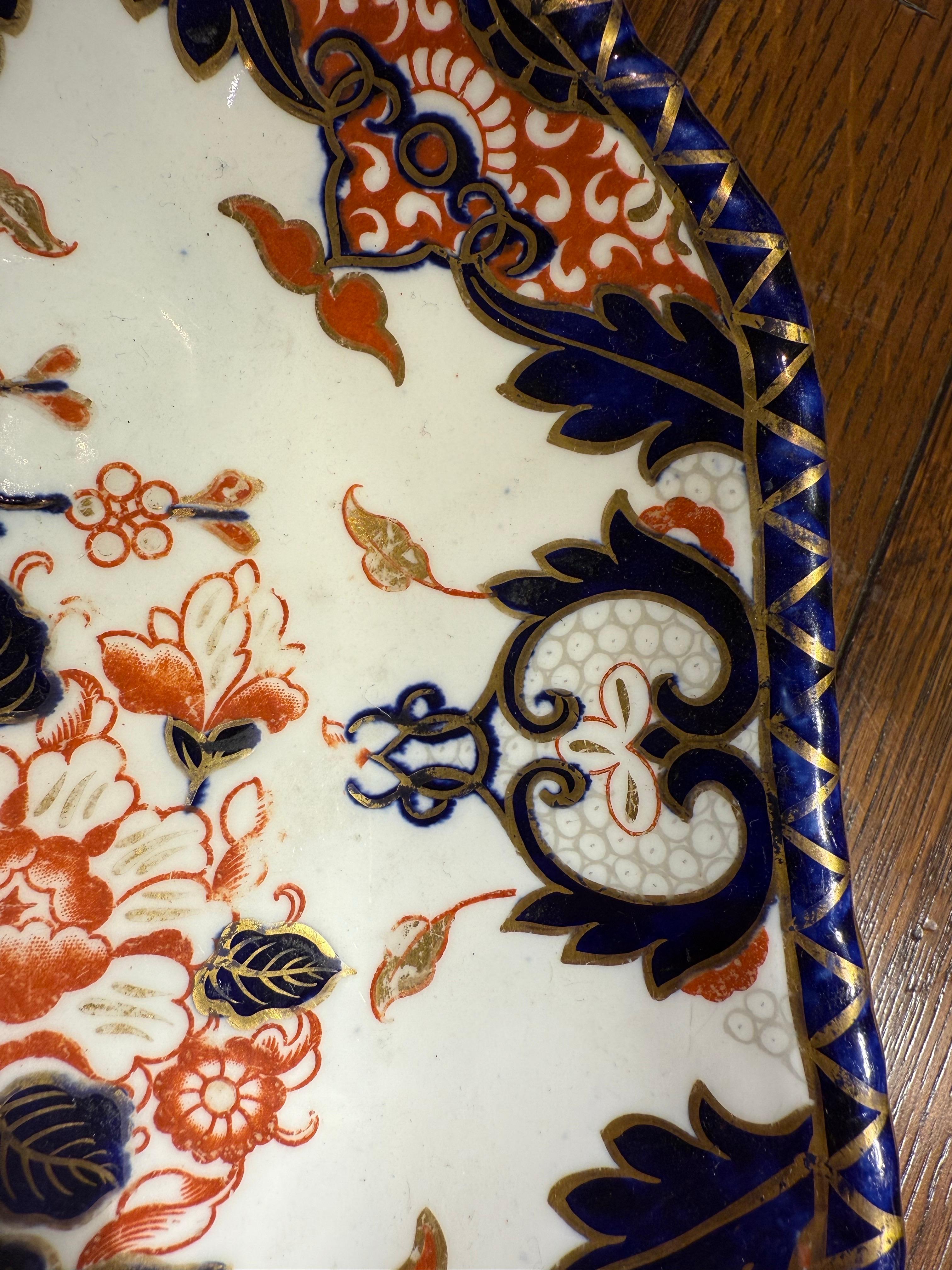 Plat carré Imari 
