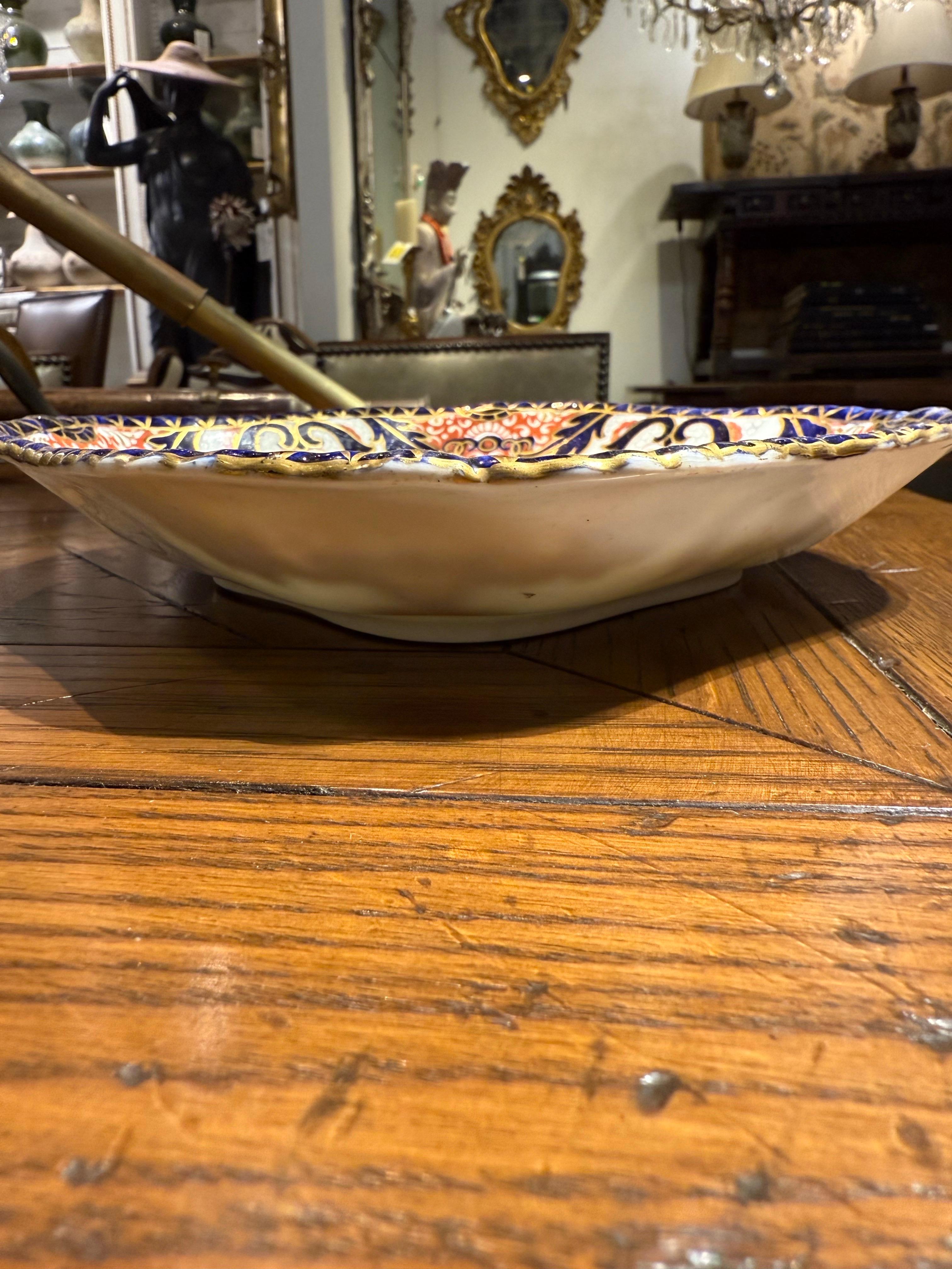 Plat carré Imari 