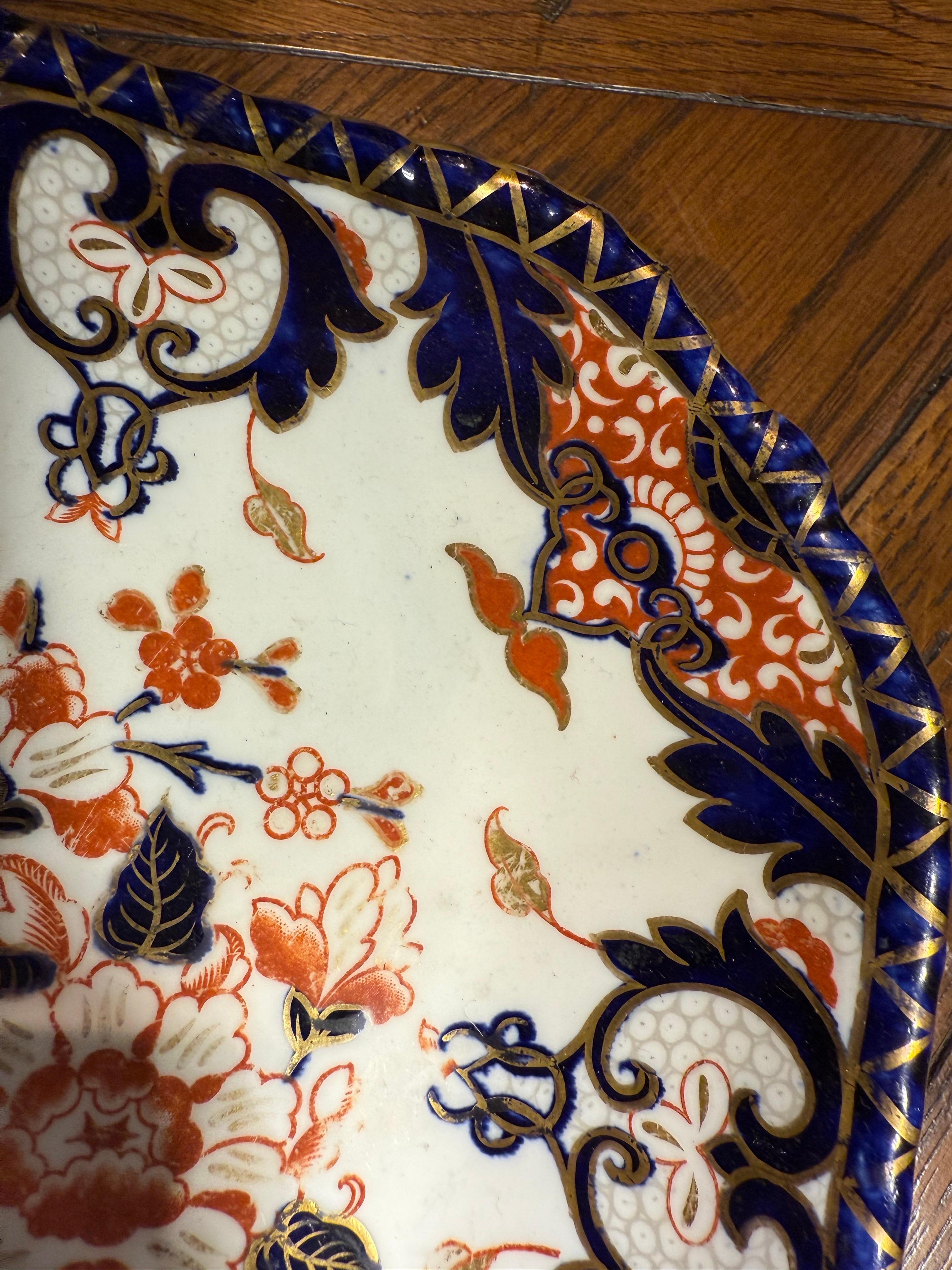 Plat carré Imari 