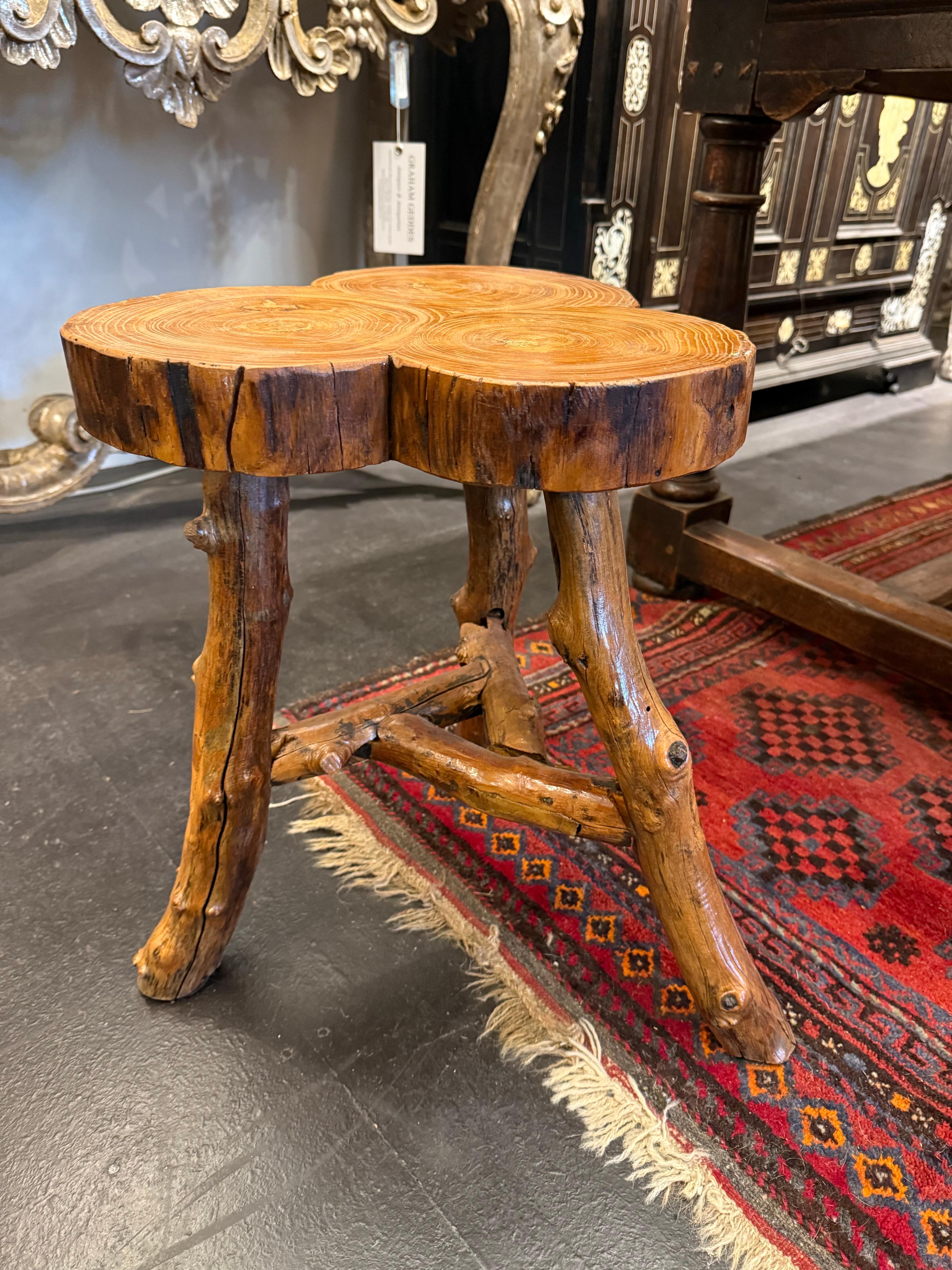 Hardwood Timber Trunk Stool For Sale