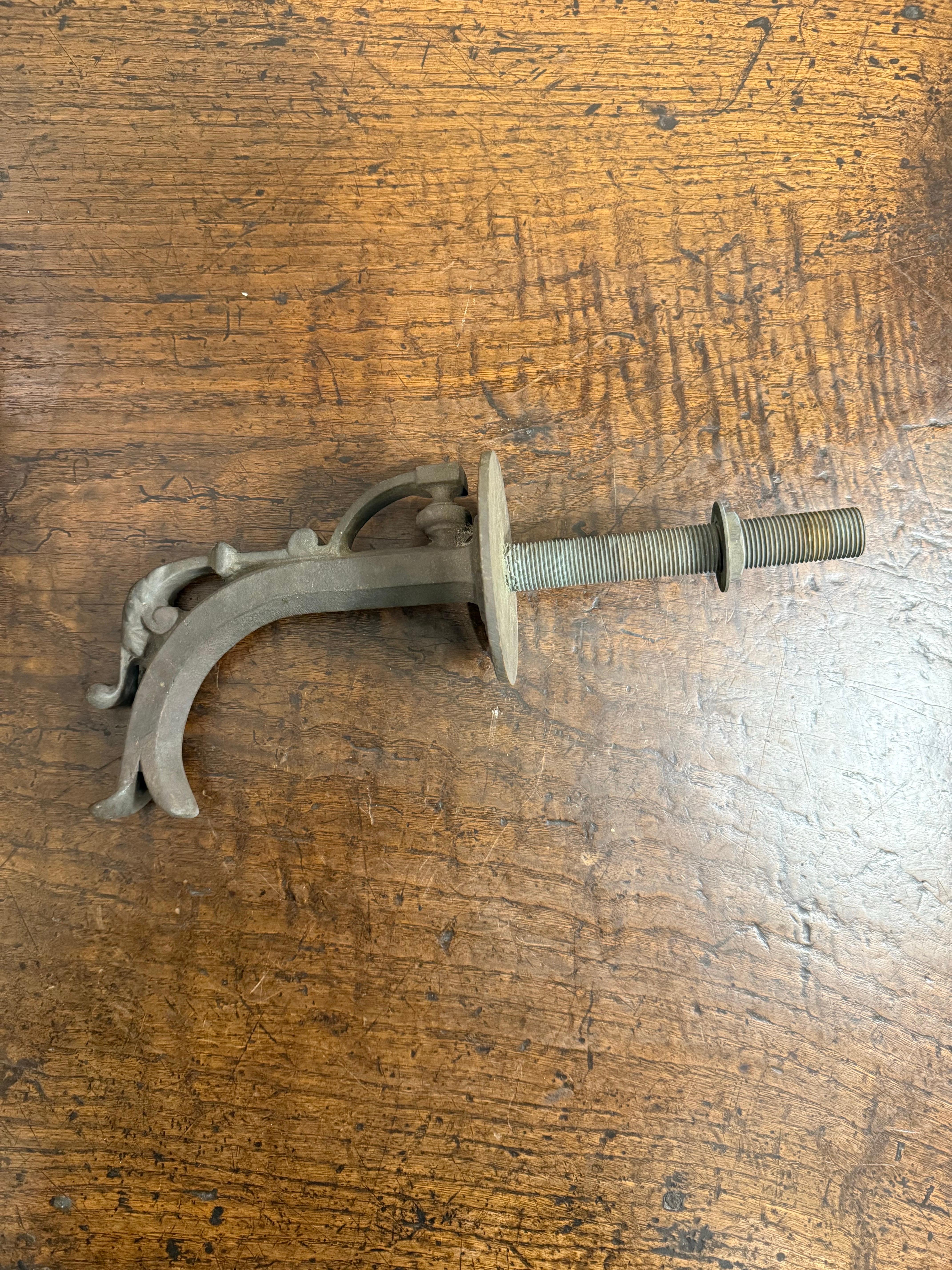 Contemporary A Cast Bronze FW Spout with Small Florette and Egg and Dart Pattern For Sale