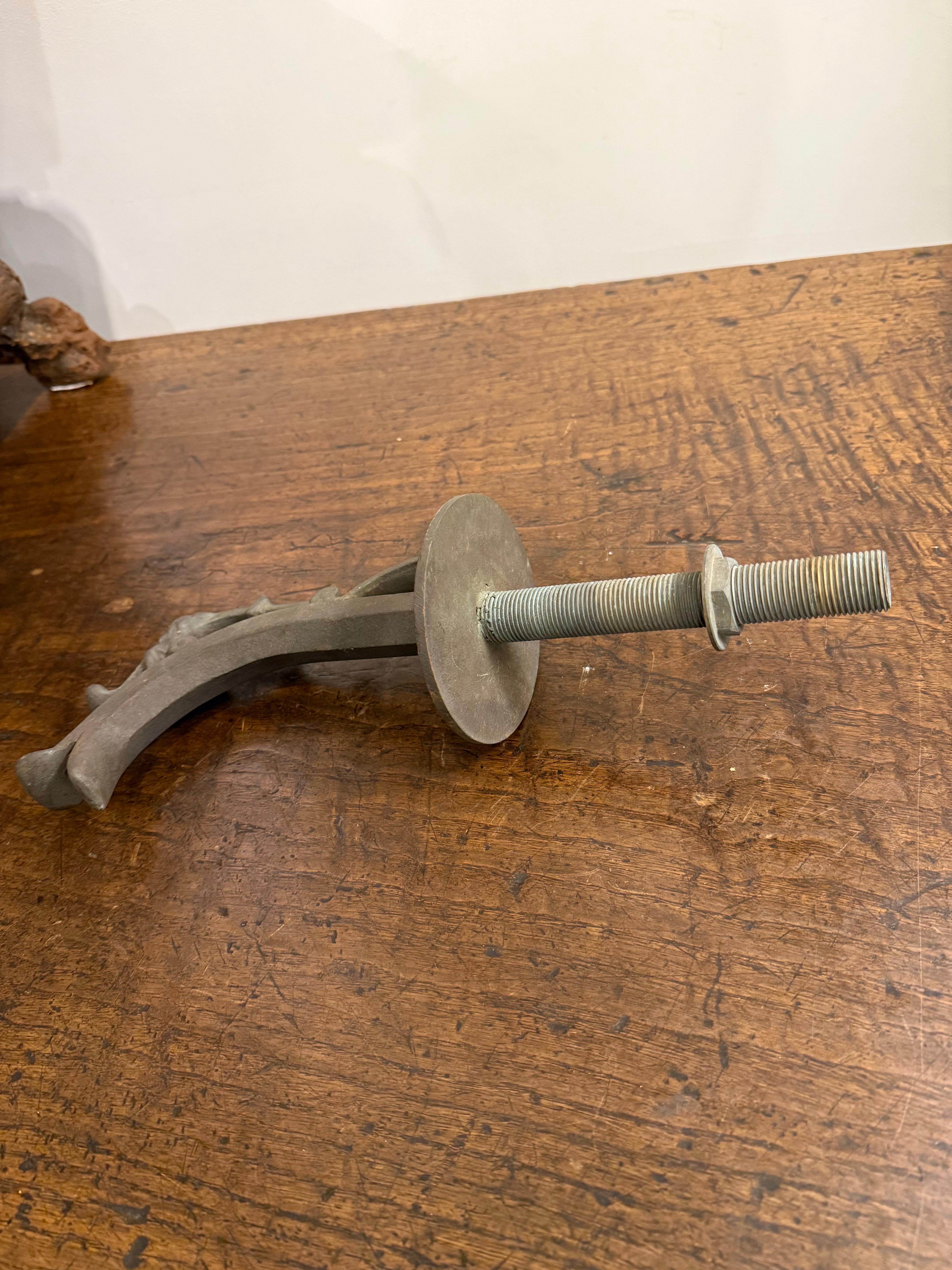 A Cast Bronze FW Spout with Small Florette and Egg and Dart Pattern For Sale 4