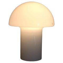 Lampe Lido Mushroom , blanche de Peill et Putzler, Allemagne space Age 1970