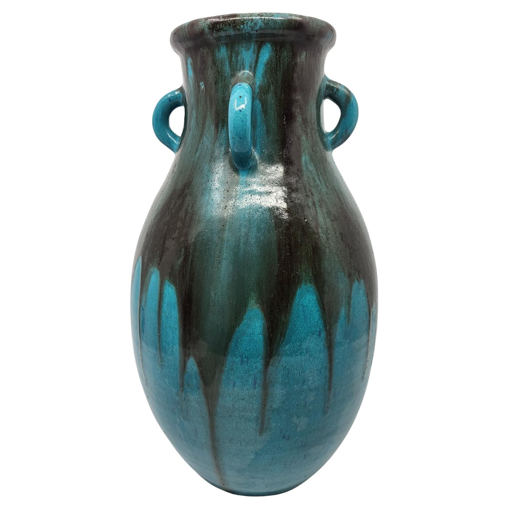 Vase Primavera by Colette Guéden, Art Deco Ceramic, French Design