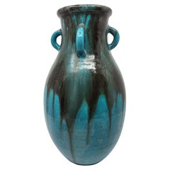 Vaso Primavera Colette Guéden en grès céramique Francais Art Déco XX Secolo Vaso Primavera Colette Guéden en grès céramique Francais Art Déco XX Secolo