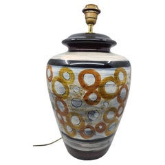 Lampe Hubert Olivier en céramique Francaise circa 1990