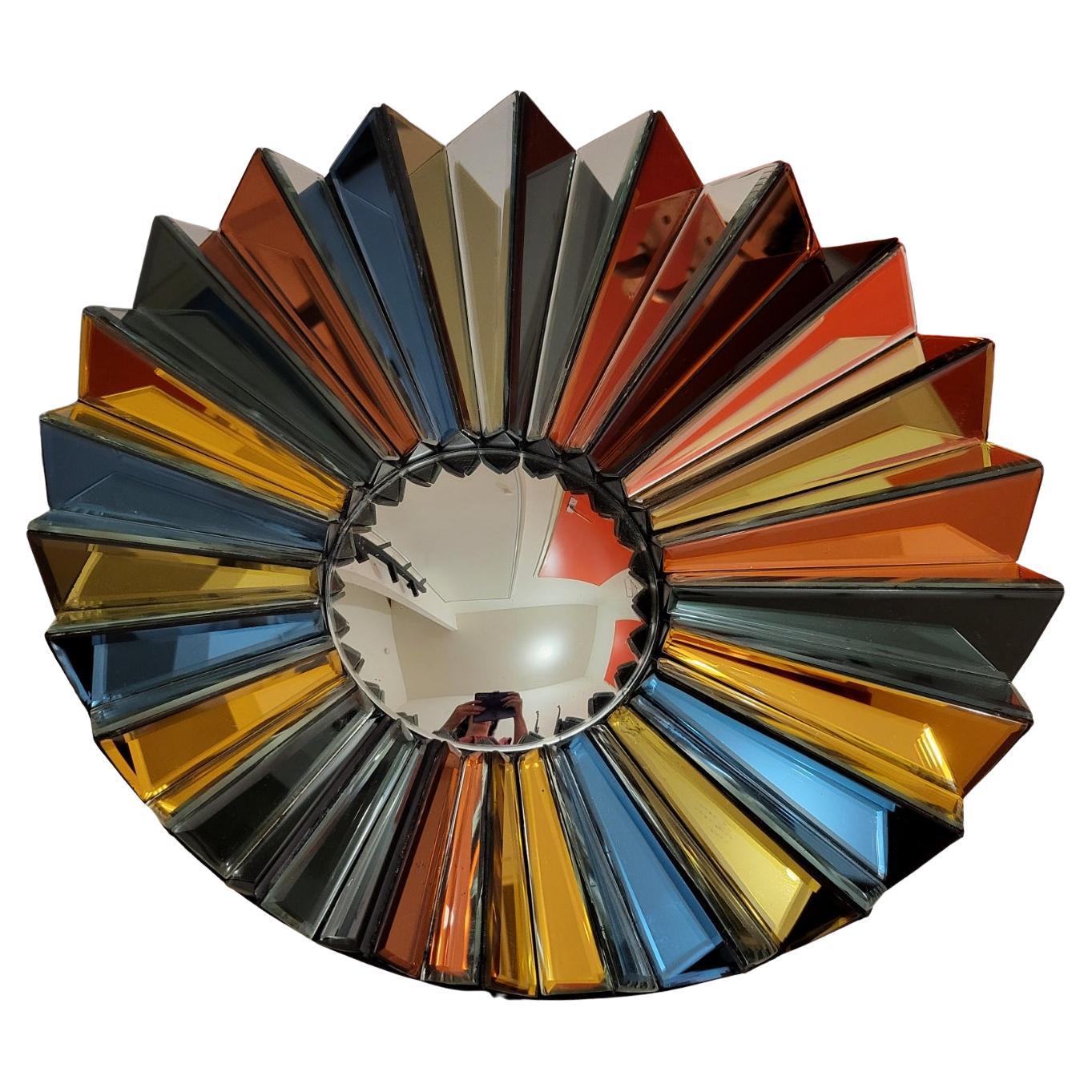 XXIe siècle et contemporain Miroir Olivier De Schrijver Hommage à Line couleurs du monde Série Limité 10/60 en vente