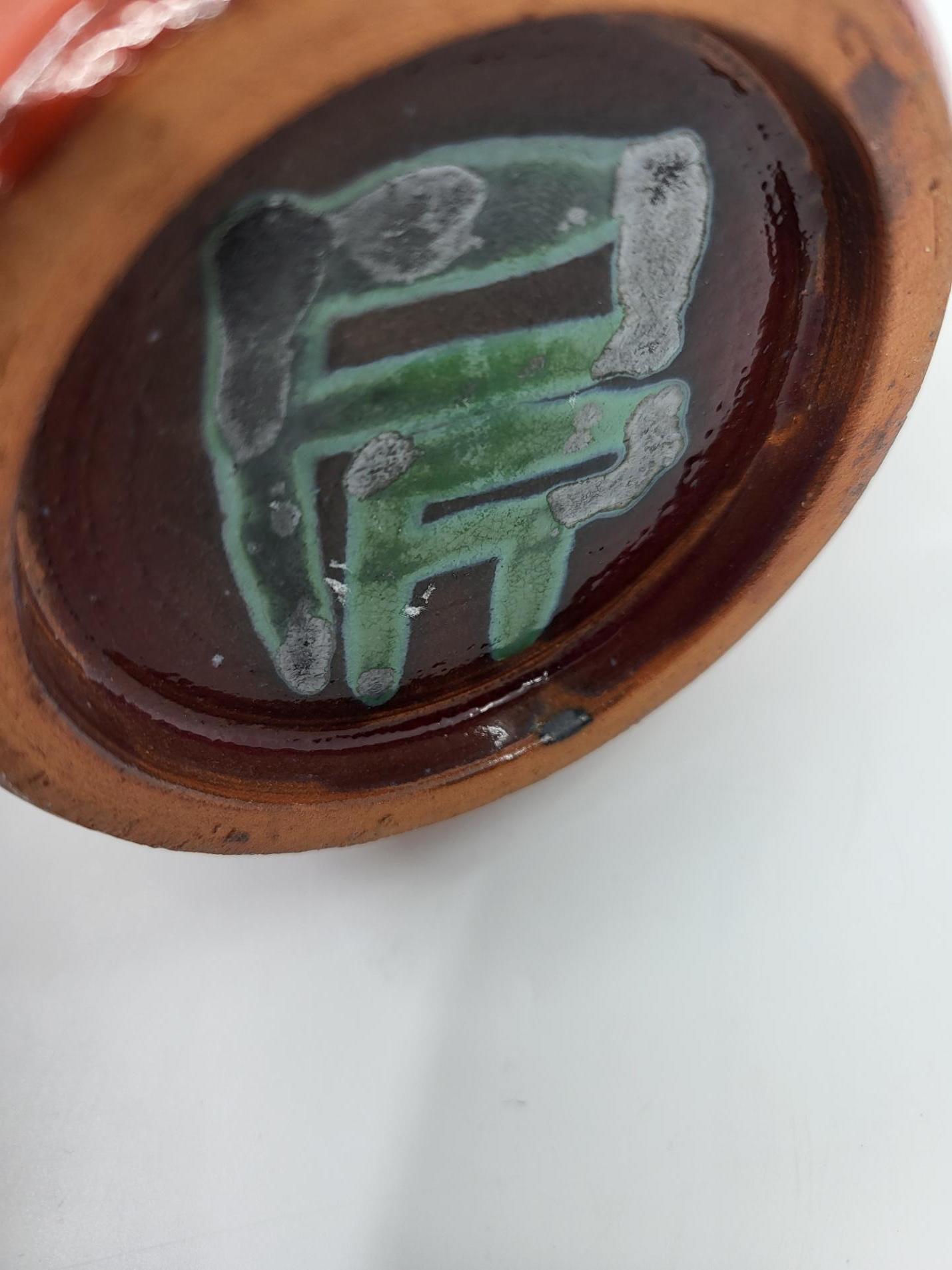 20th Century Vase Robert Picault en Grès émaillé Rouge Francais Vallauris Côte-d'Azur 1950 For Sale