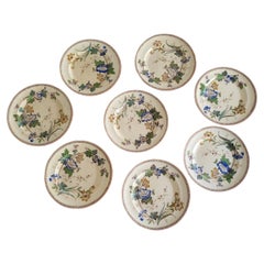 Ensemble assiettes victoriennes "Texas" Brownfield & Sons, England, circa 1876