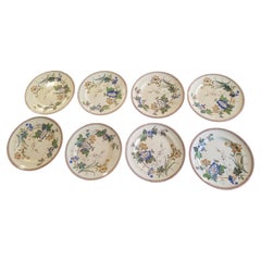 Ensemble assiettes victoriennes "Texas" Brownfield & Sons, England, circa 1876