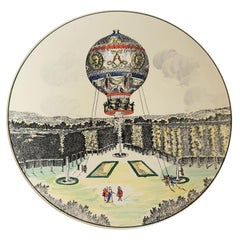 Limited Edition Decorative Plate by Faïenceries et Emaux de Longwy