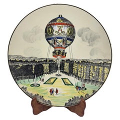 Limited Edition Decorative Plate by Faïenceries et Emaux de Longwy