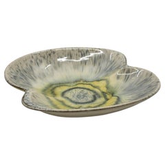 Grande Coupe / Vide poche West Germany en céramique émaillée Vintage 1970