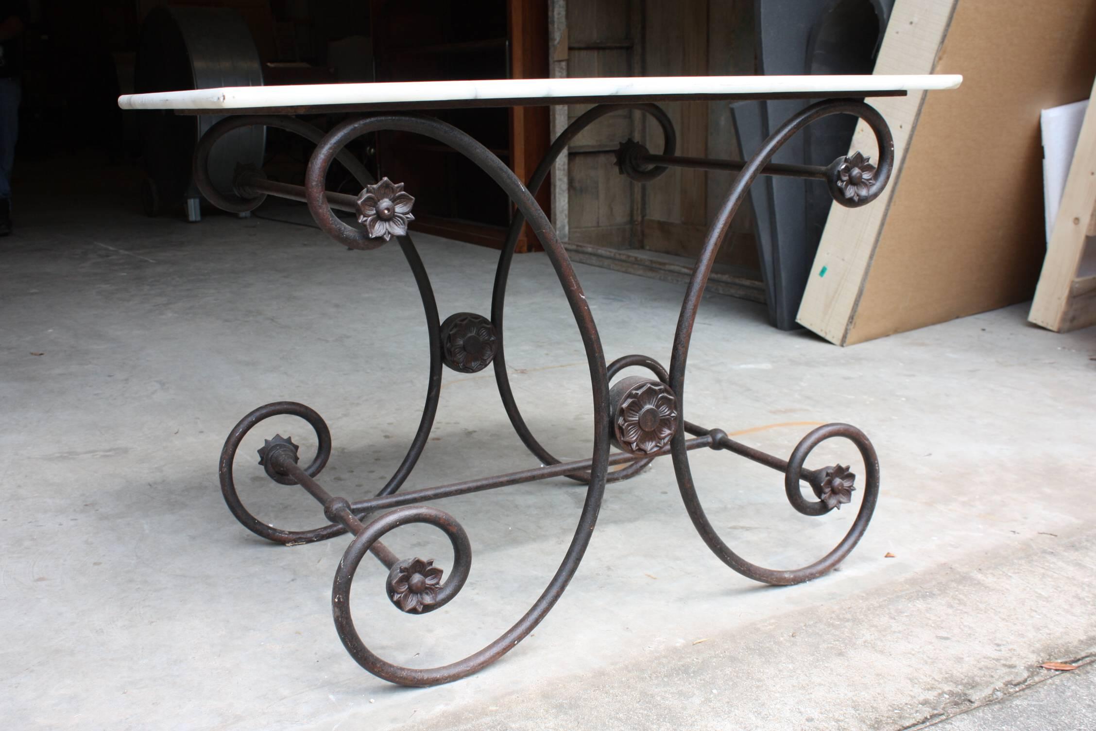 19th Century French Butcher Table