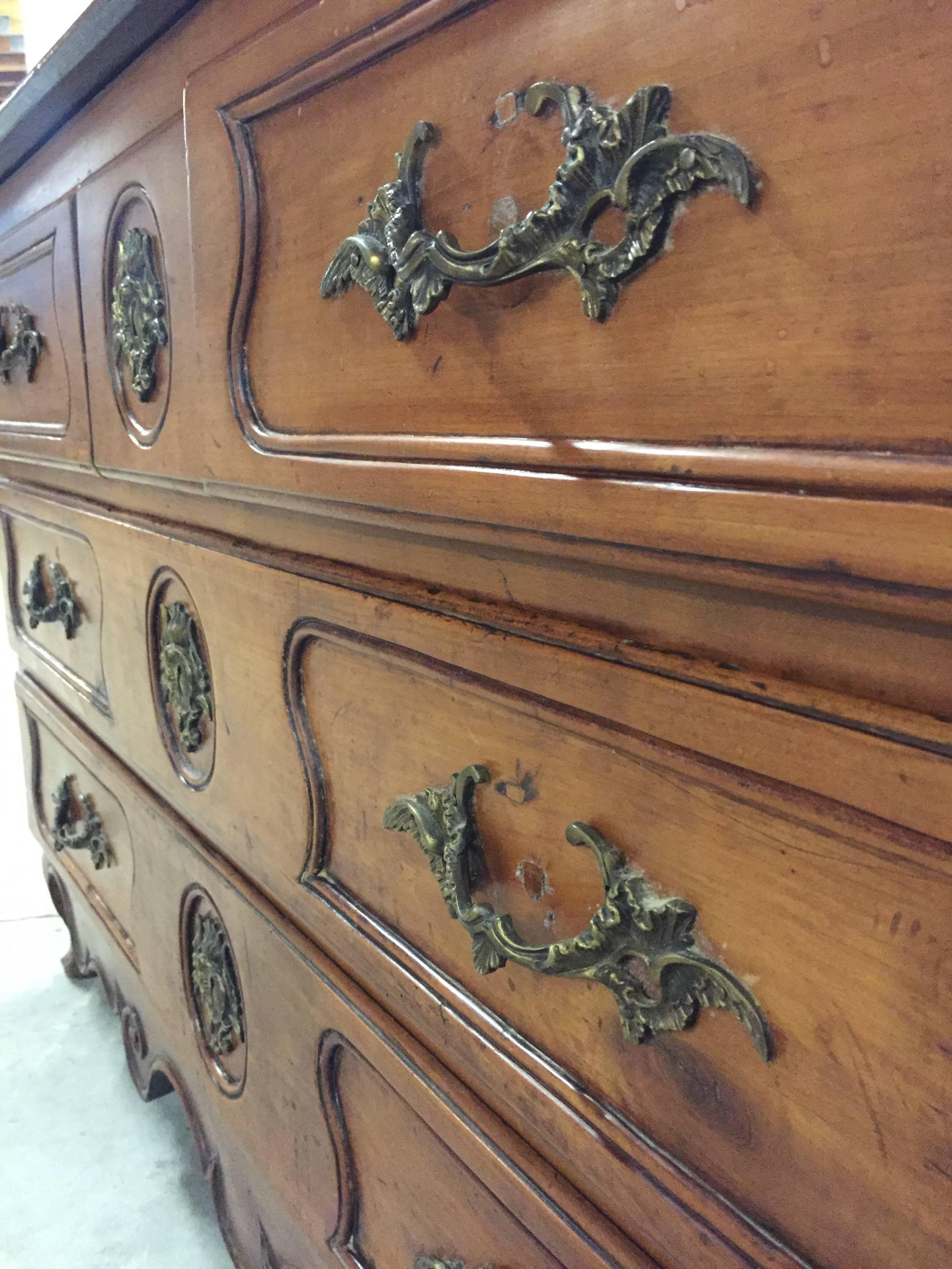 French Cherrywood Commode, circa 1880 In Good Condition In Fairhope, AL