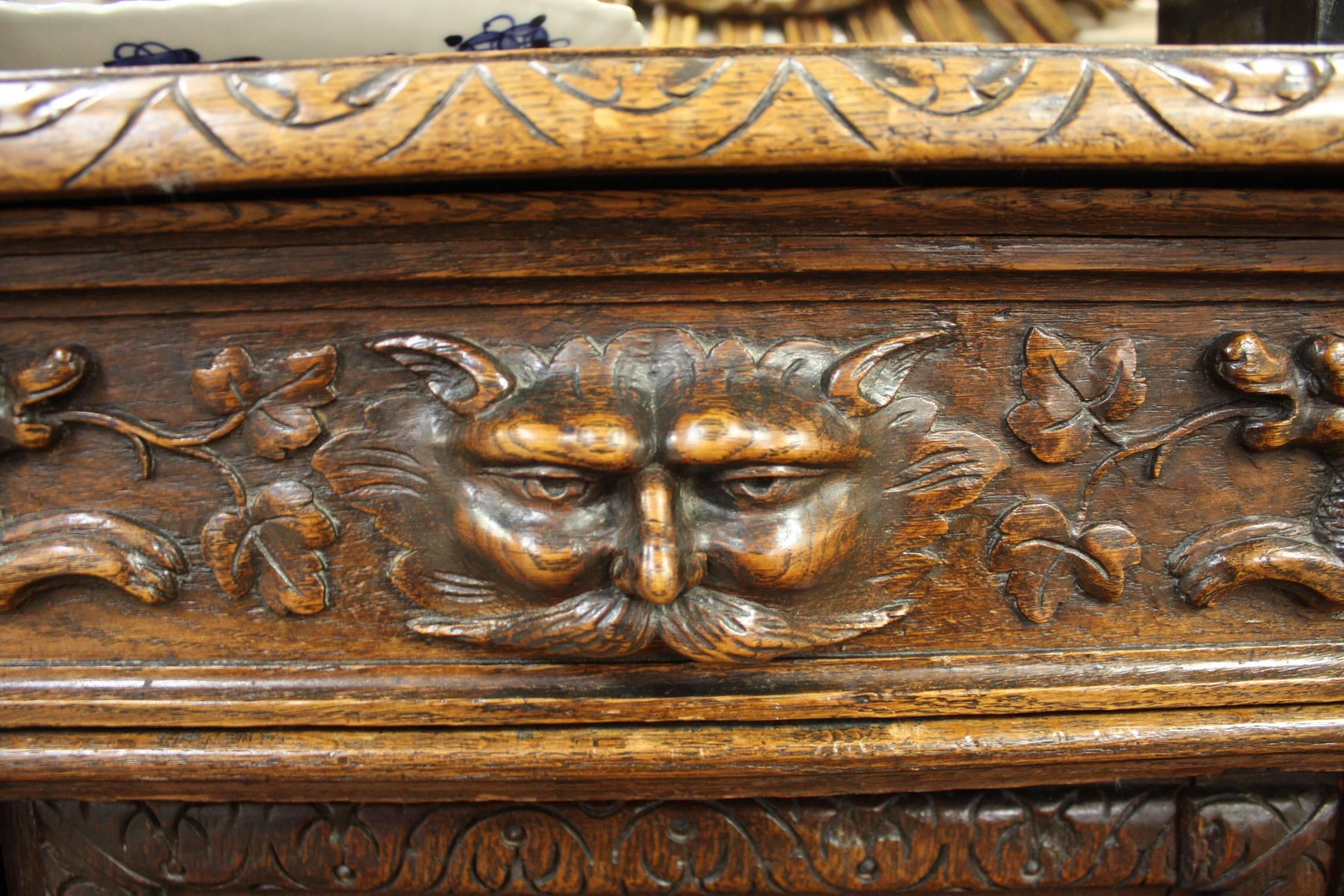 19th Century French Renaissance Carved Chest 2