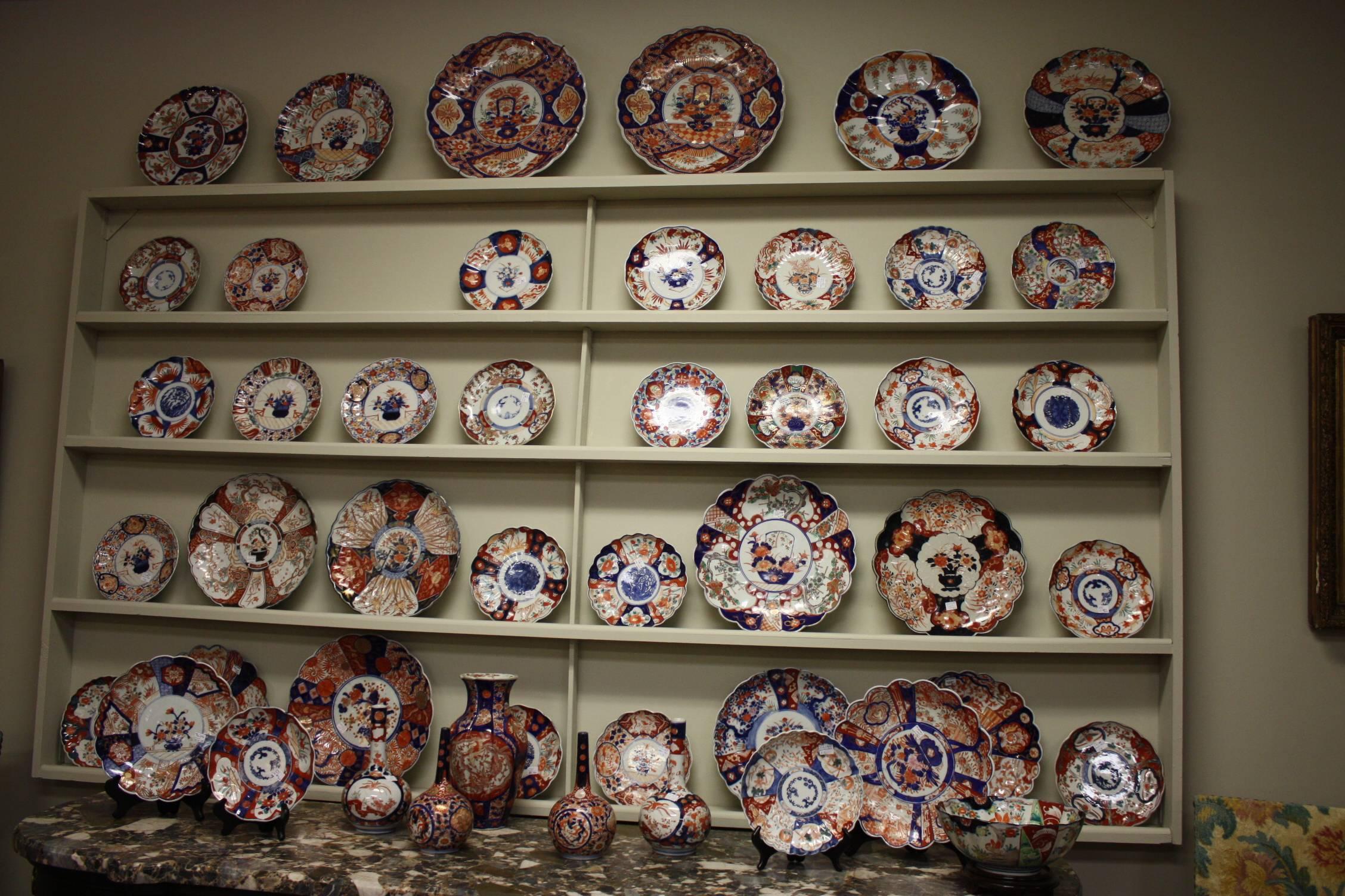Collection of Antique Japanese Imari Plates 2