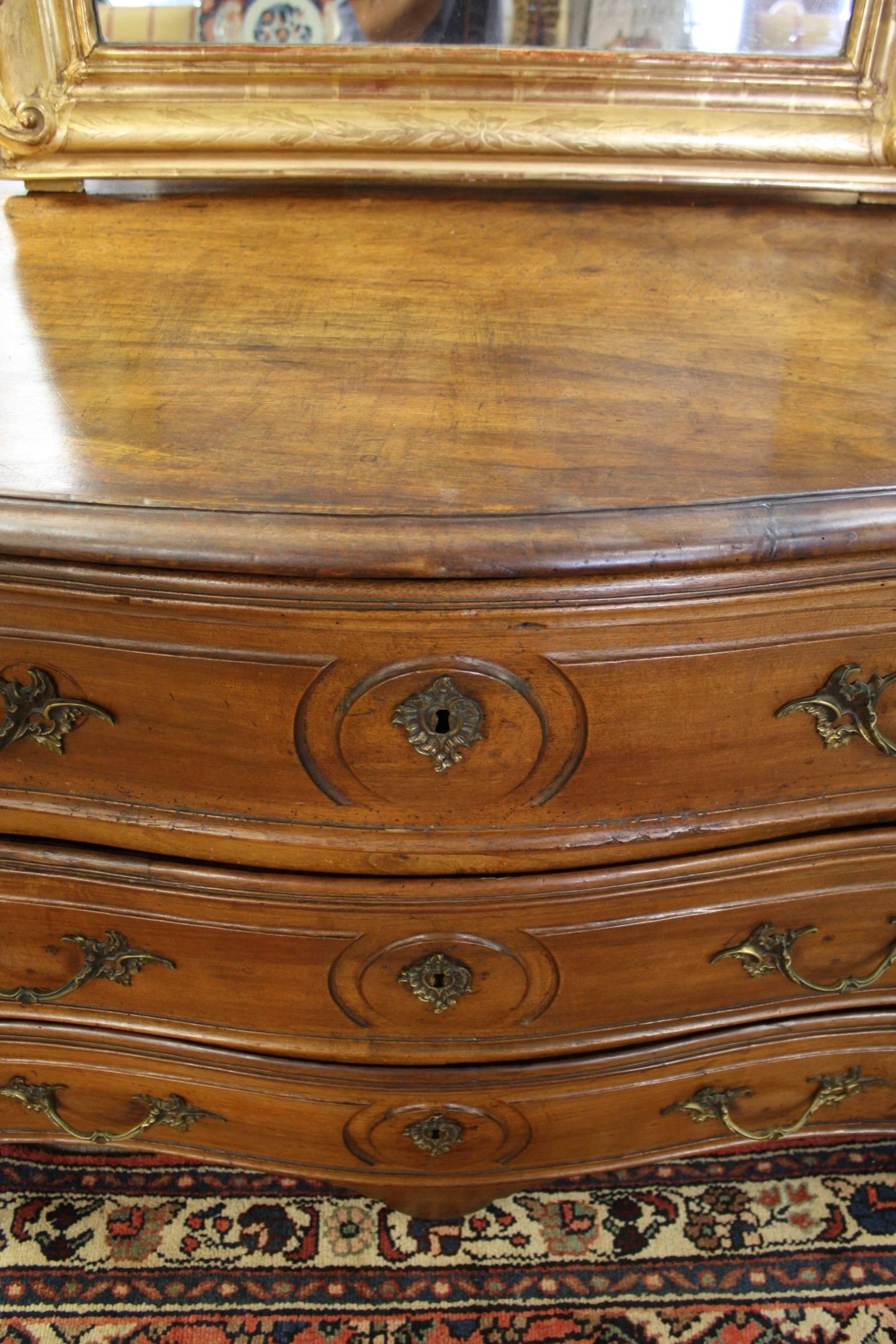 19th Century French Louis XV Period Walnut Commode