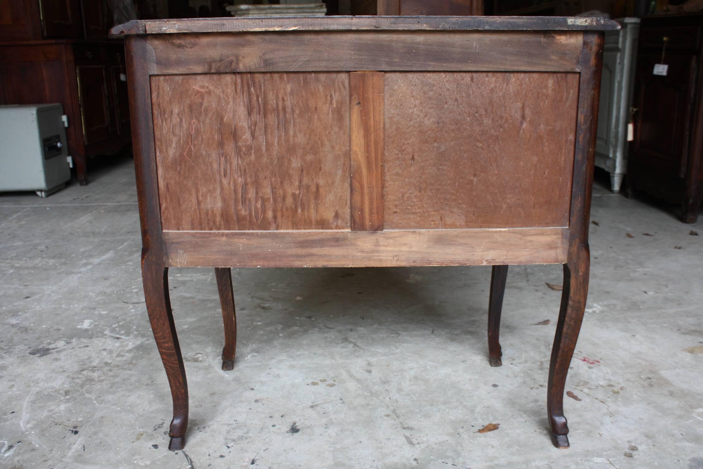 French Walnut Two-Drawer Commode 4