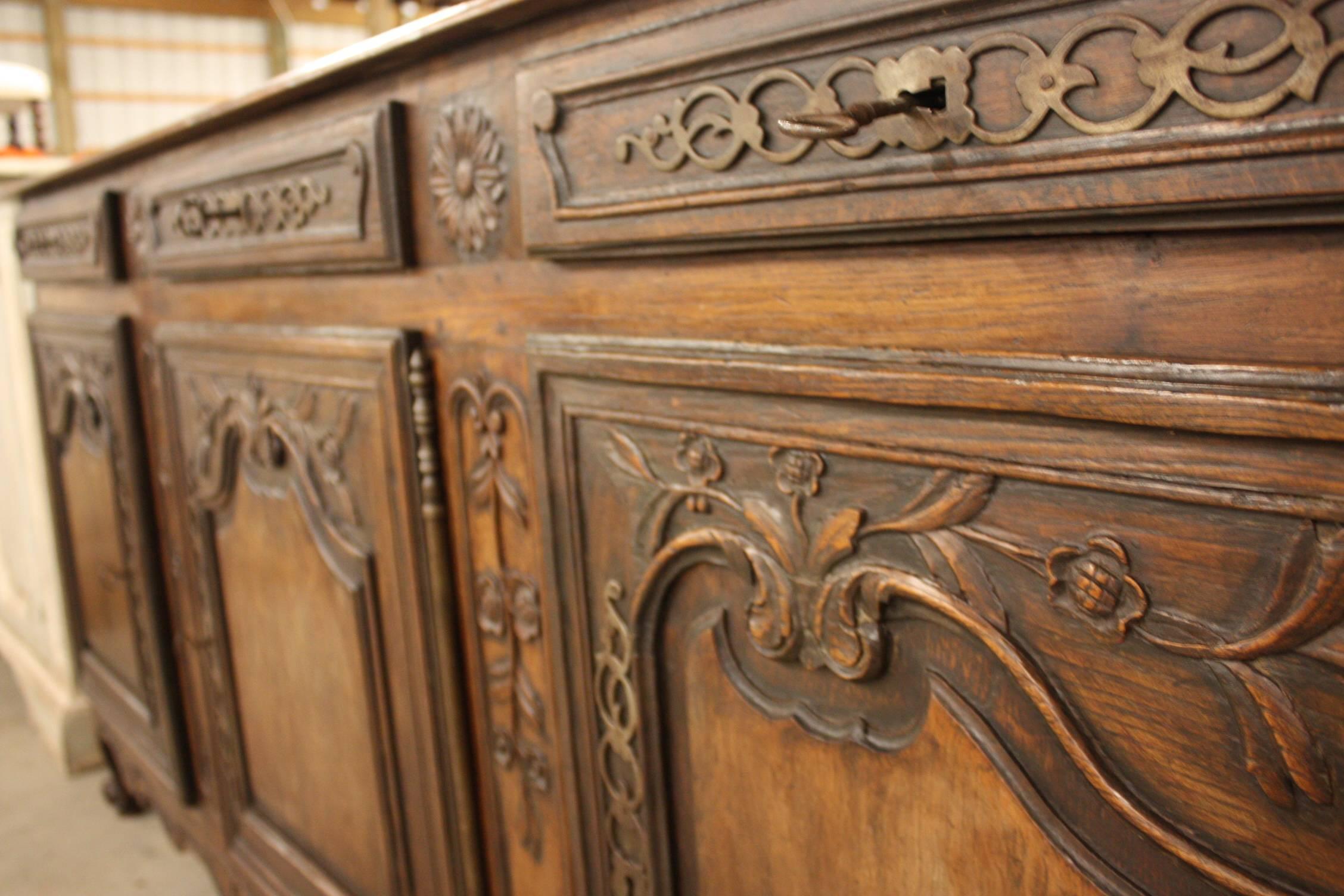 19th Century Country French Buffet or Sideboard 1