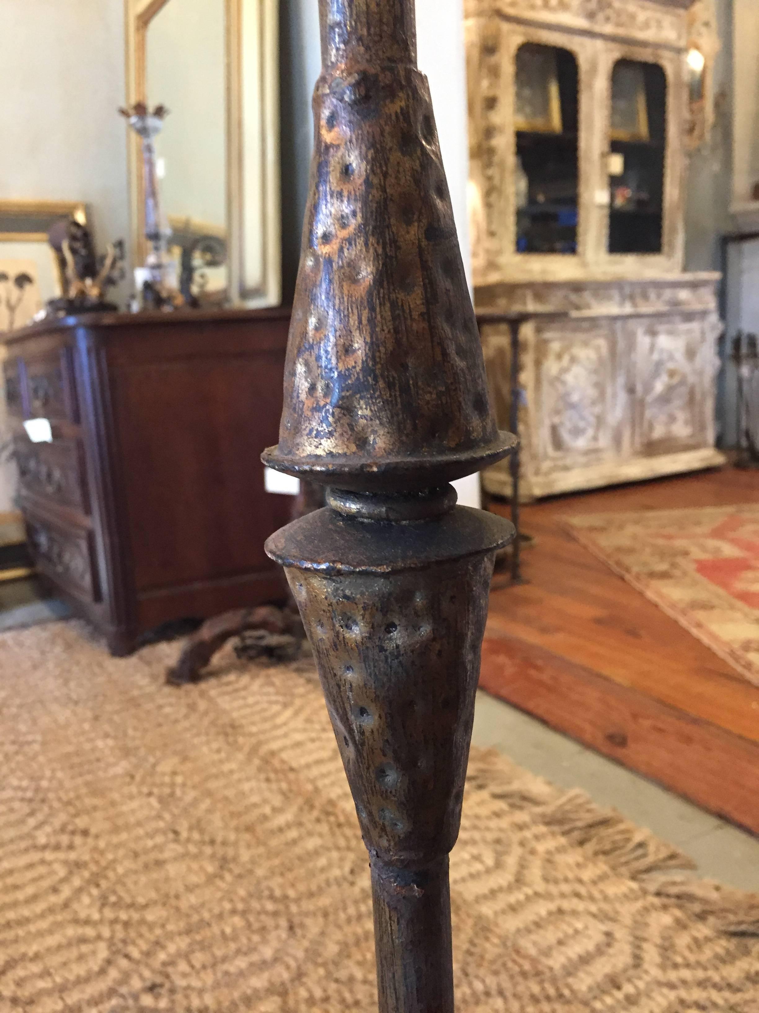 Vintage French Floor Lamp In Good Condition For Sale In Fairhope, AL