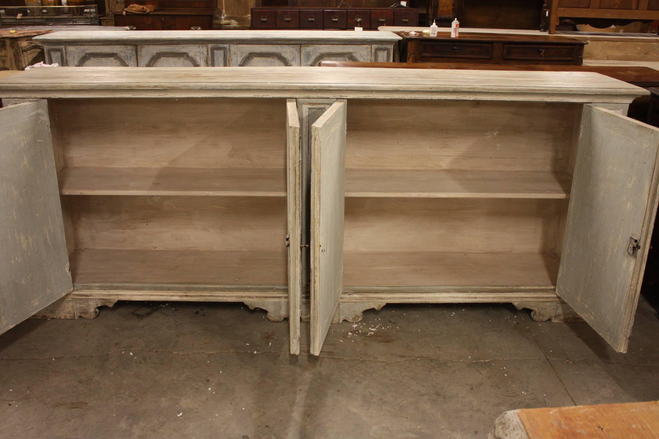 Impressive Painted Italian Buffet, Credenza or Sideboard 2