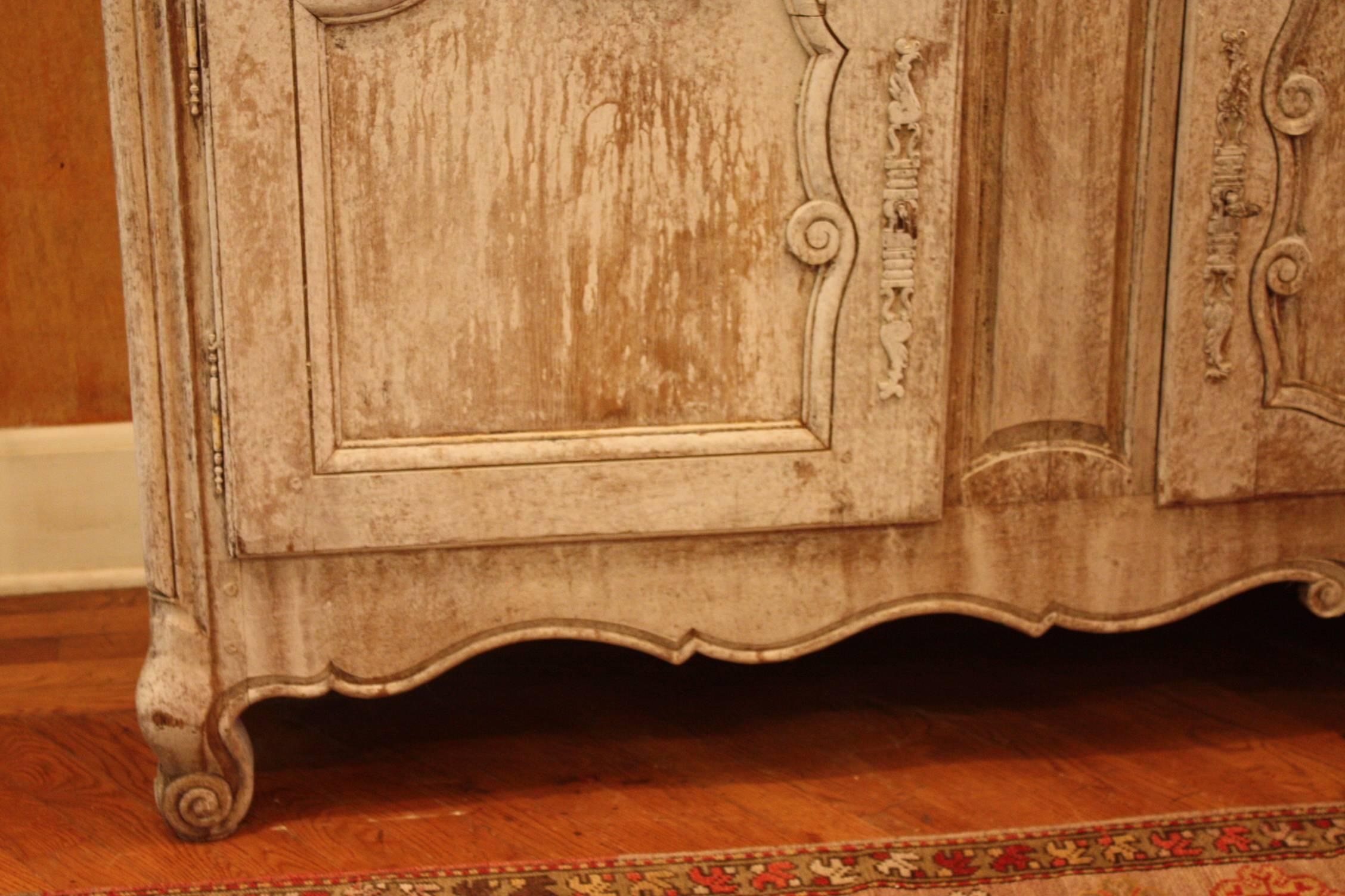Painted 19th Century French Enfilade or Buffet 3