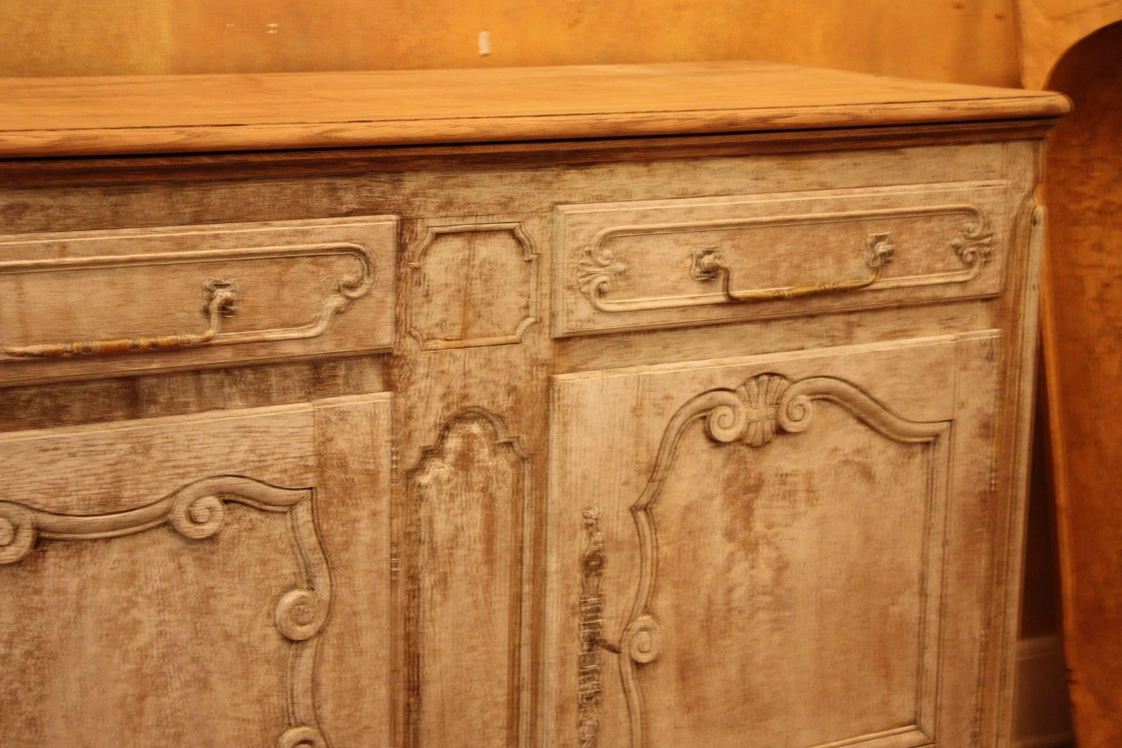 Painted 19th Century French Enfilade or Buffet 5